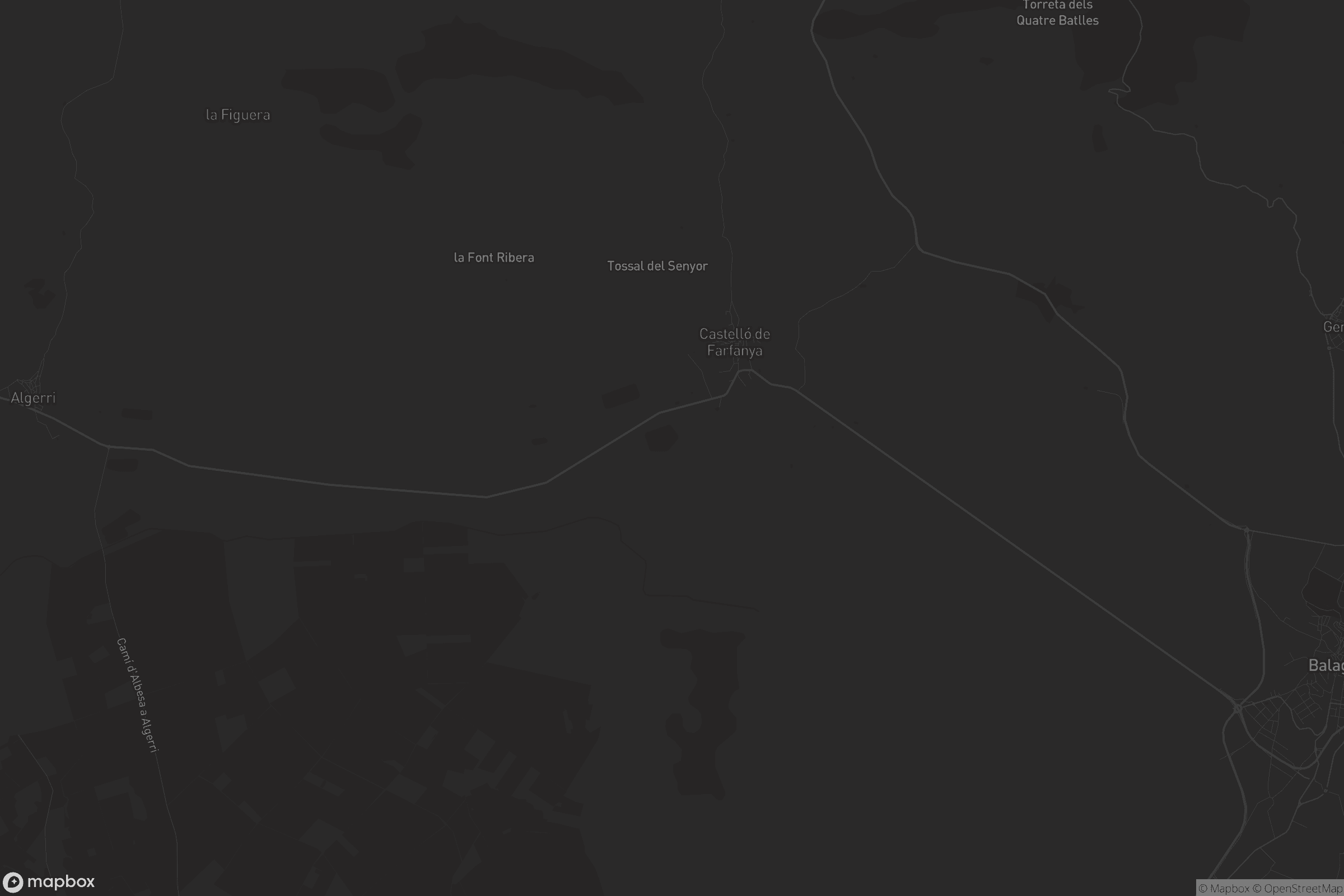 Mapa de Castelló de Farfanya