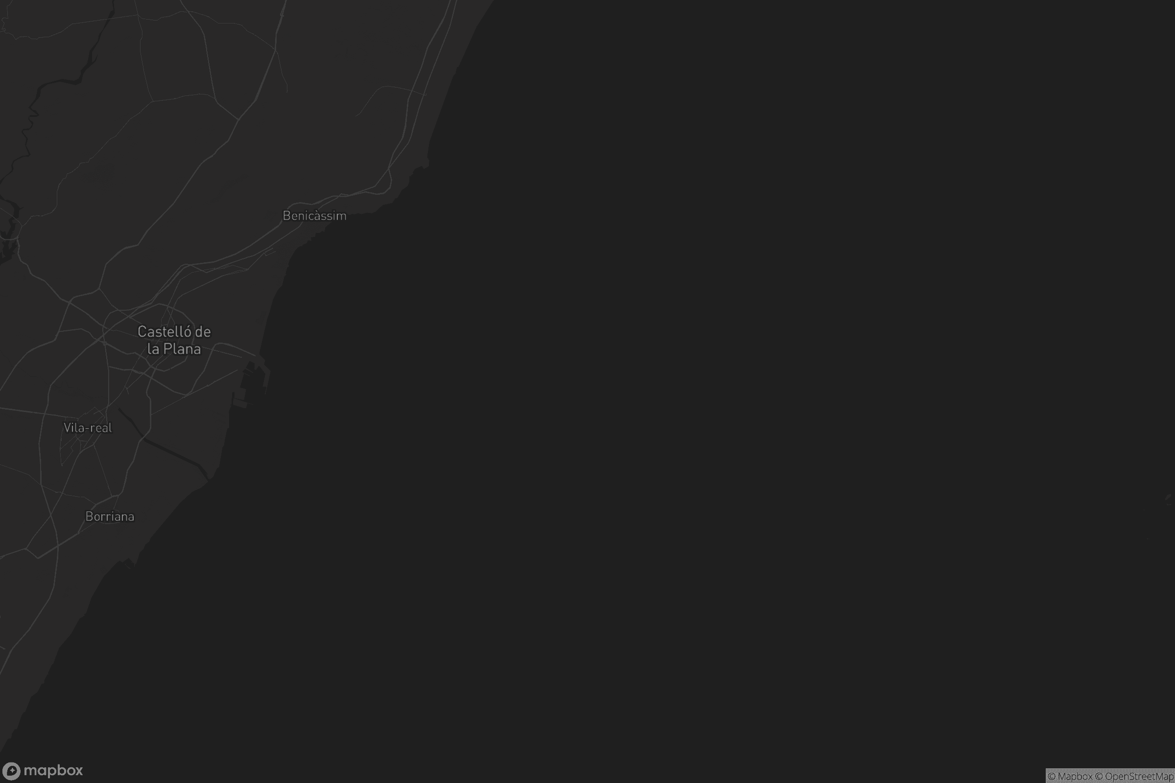 Mapa de Castelló de la Plana / Castellón de la Plana