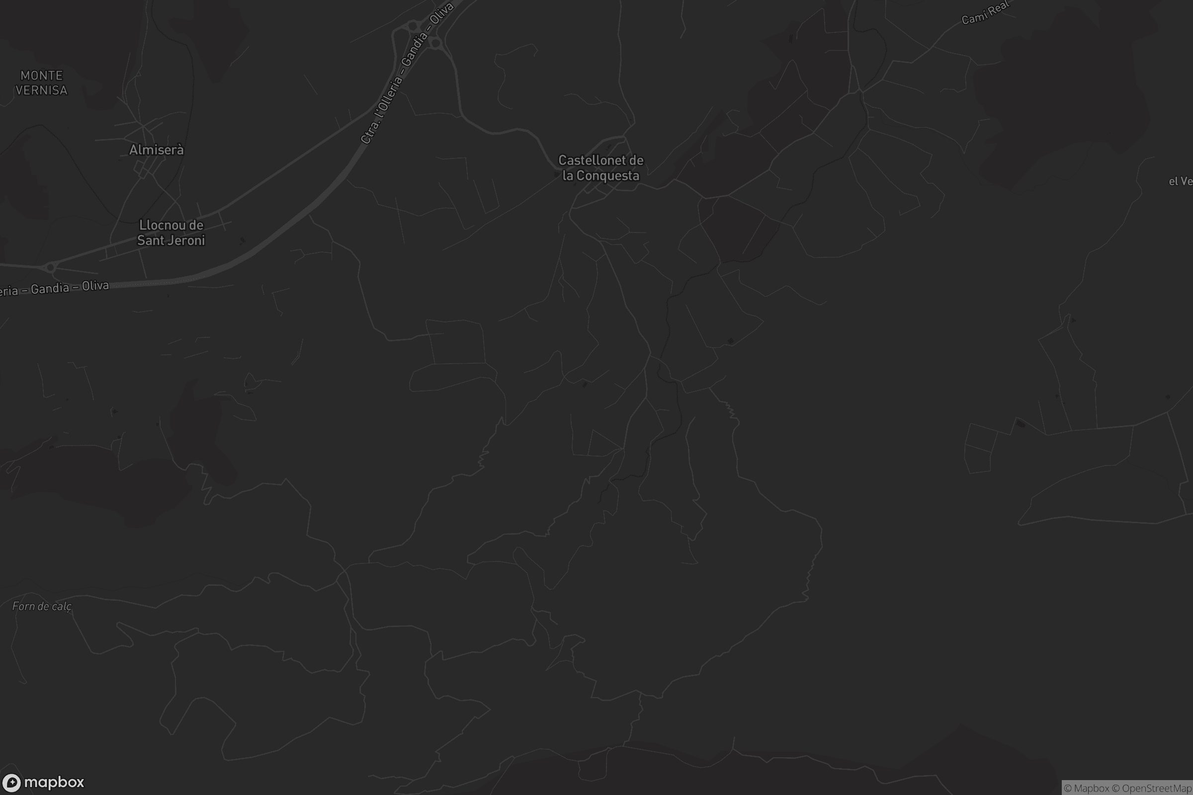 Mapa de Castellonet de la Conquesta