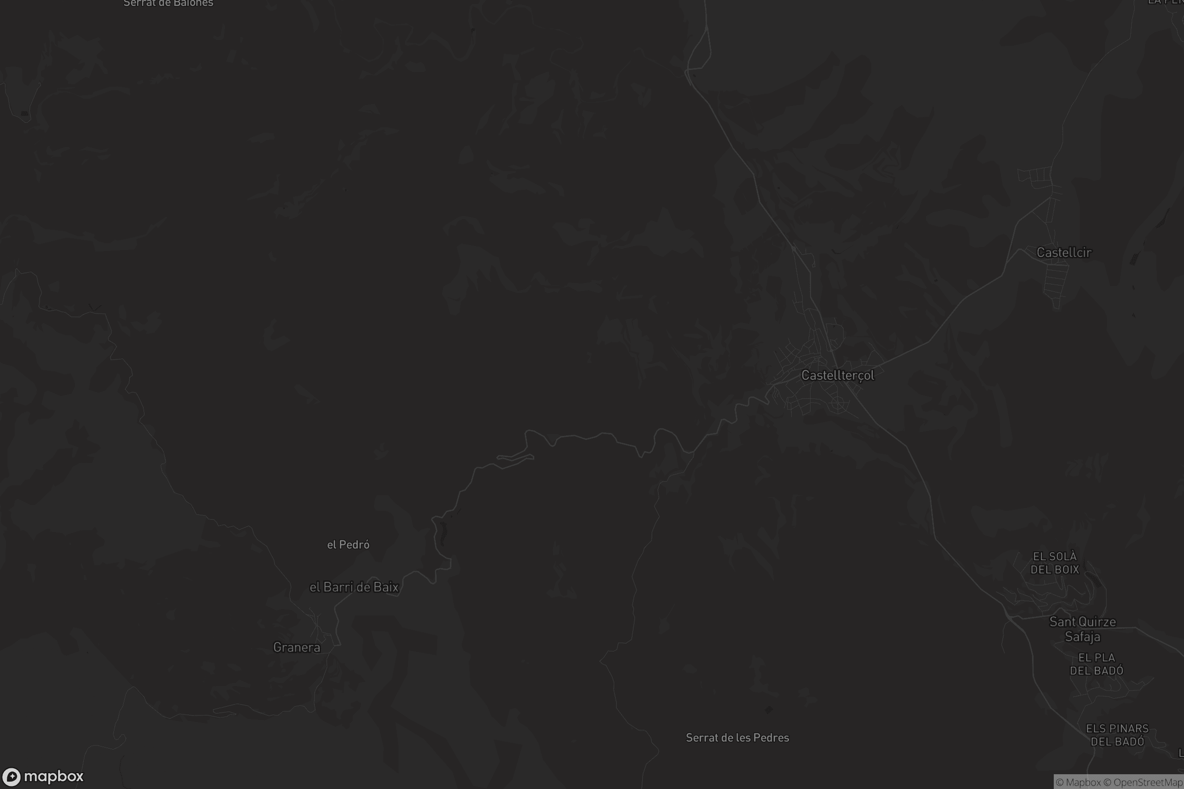 Mapa de Castellterçol