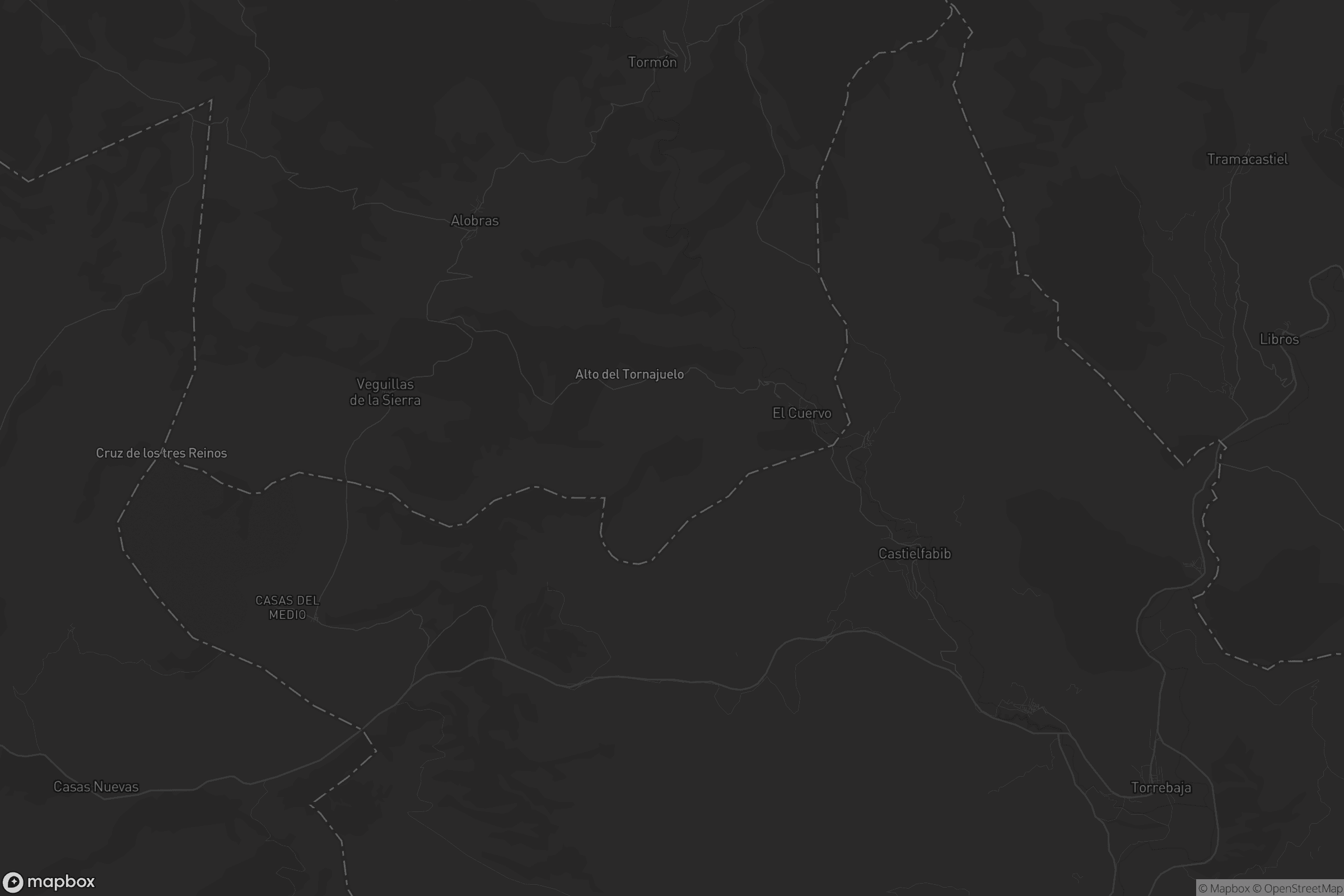 Mapa de Castielfabib