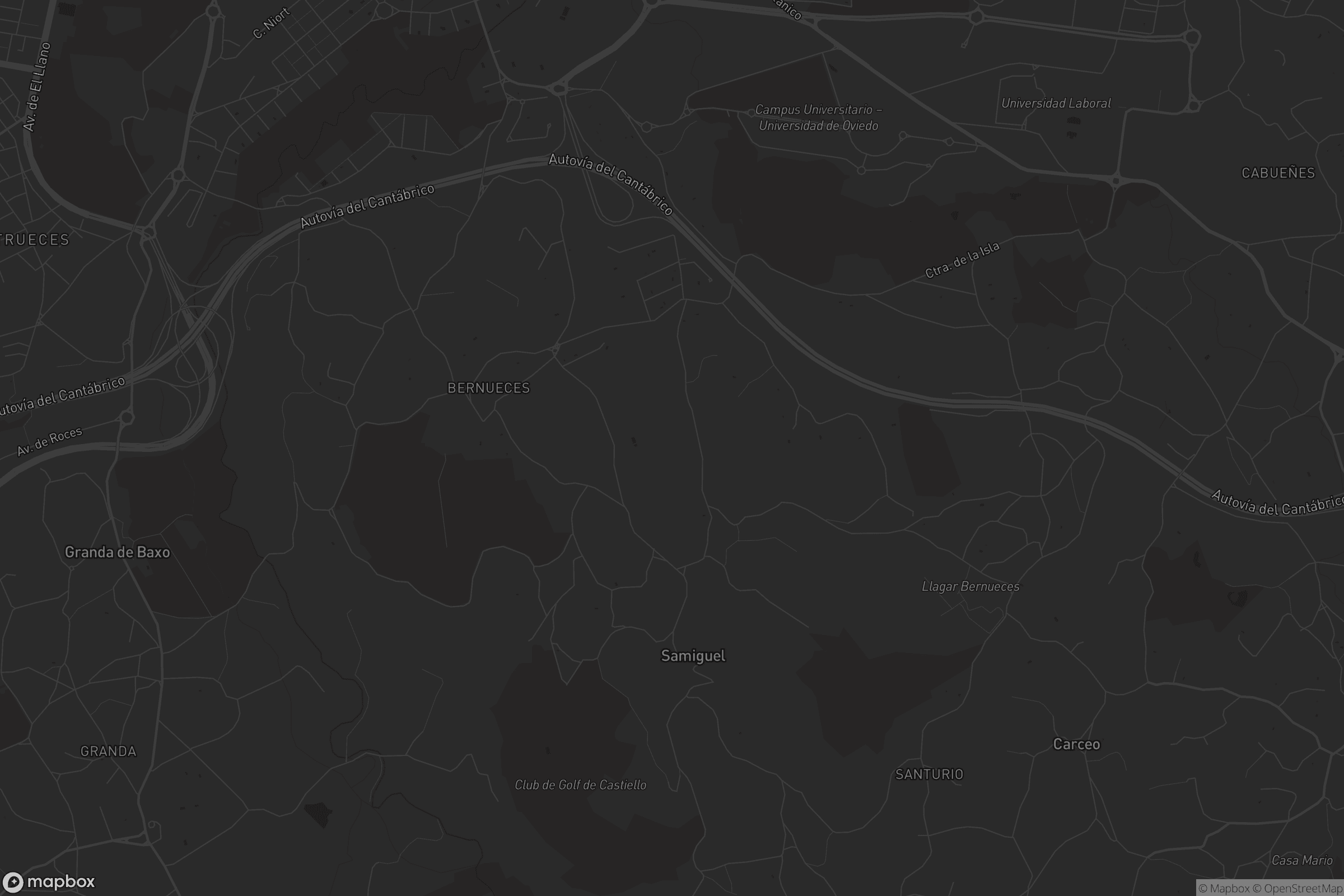 Mapa de Castiello Bernueces