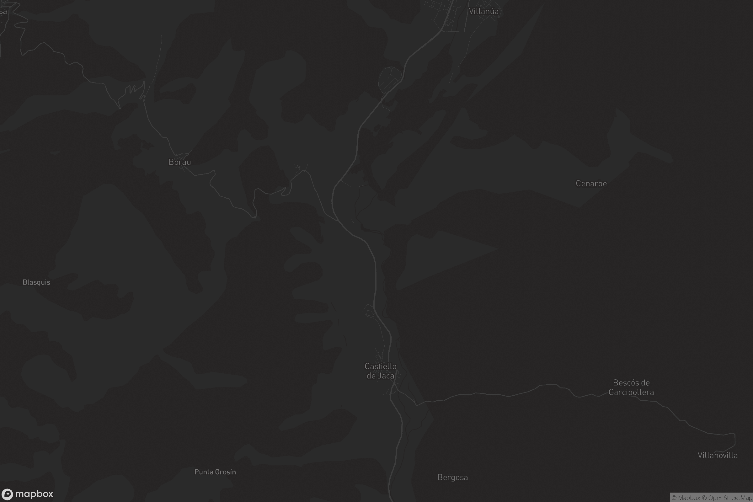 Mapa de Castiello de Jaca