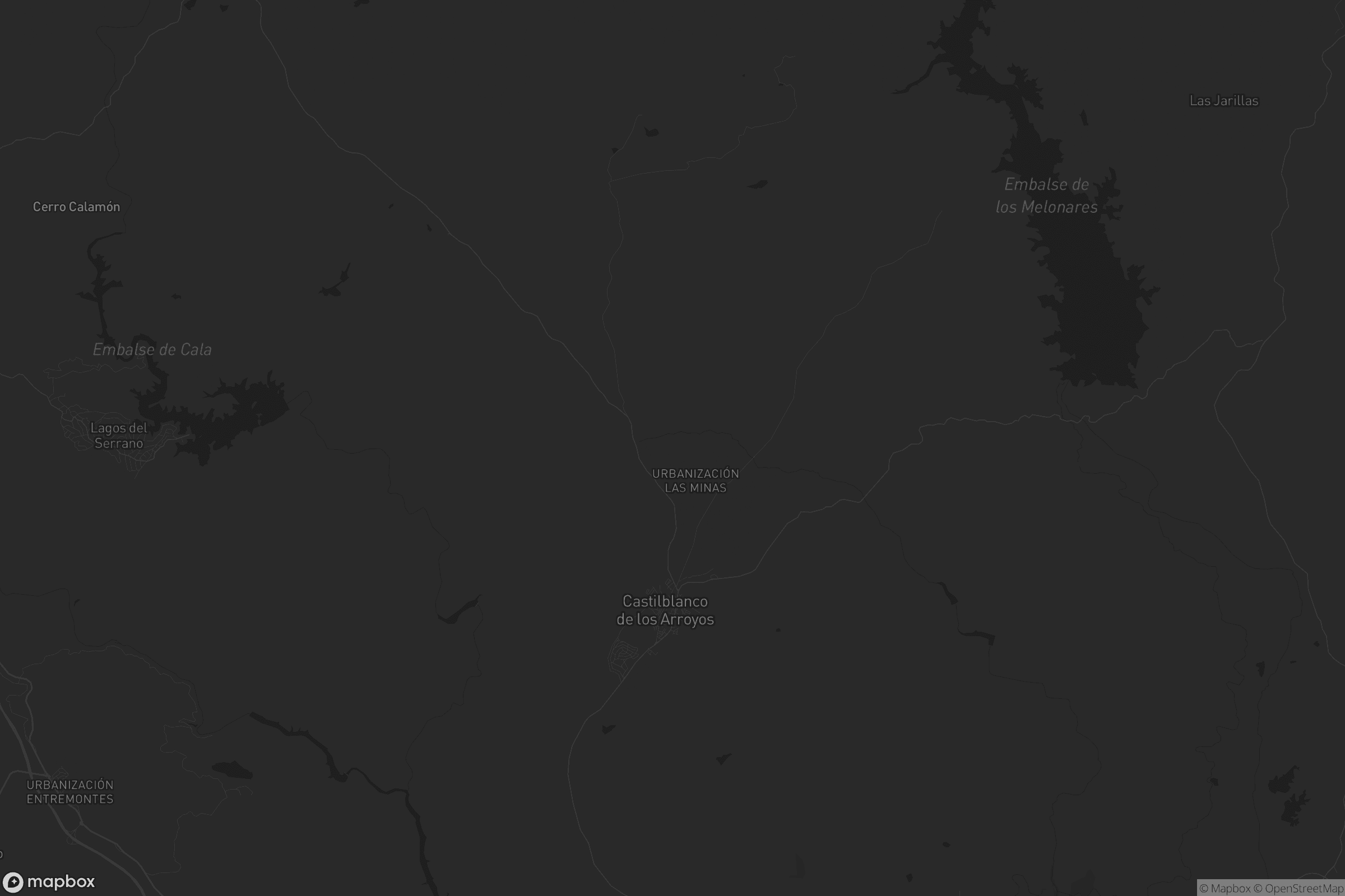 Mapa de Castilblanco de los Arroyos