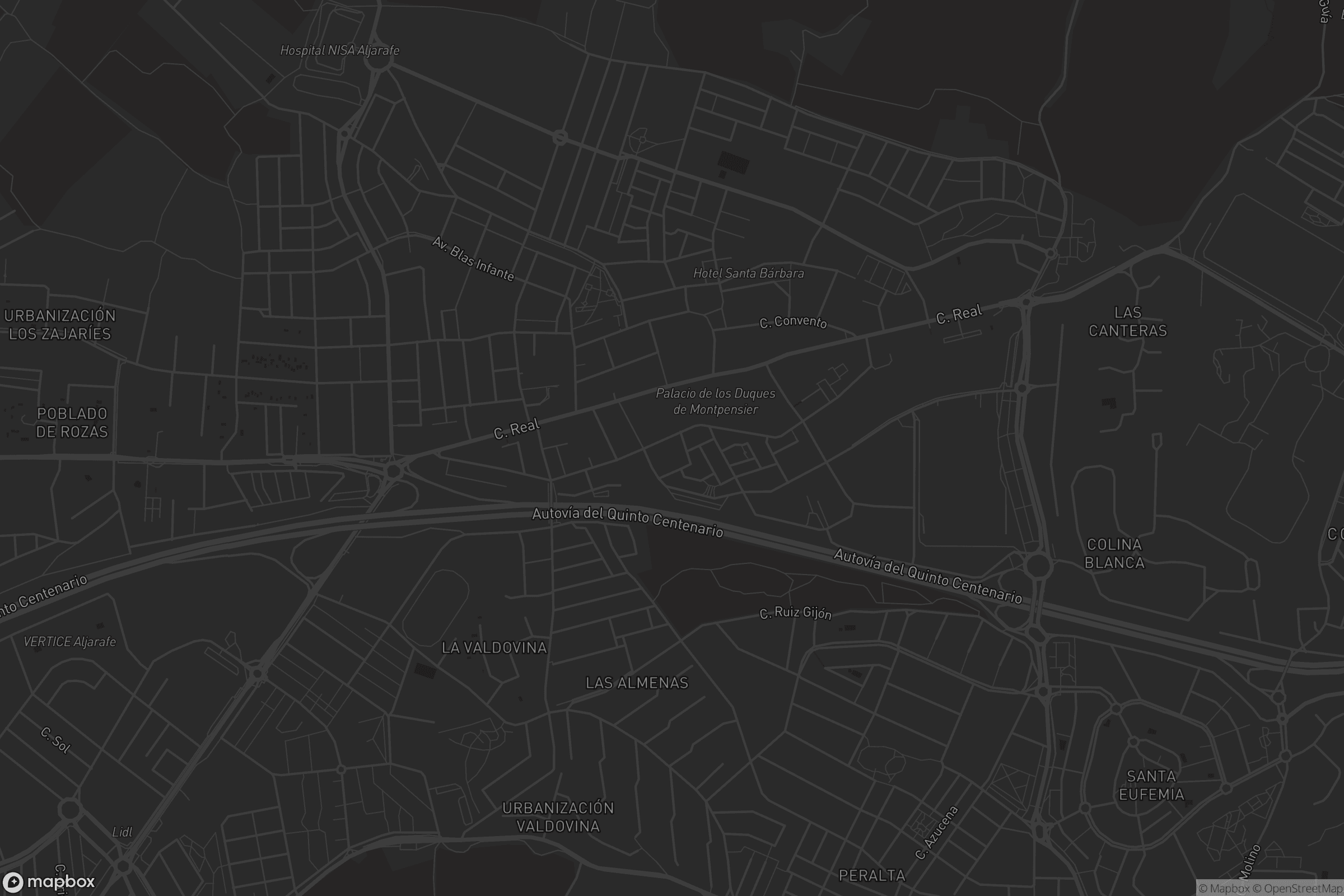 Mapa de Castilleja de la Cuesta