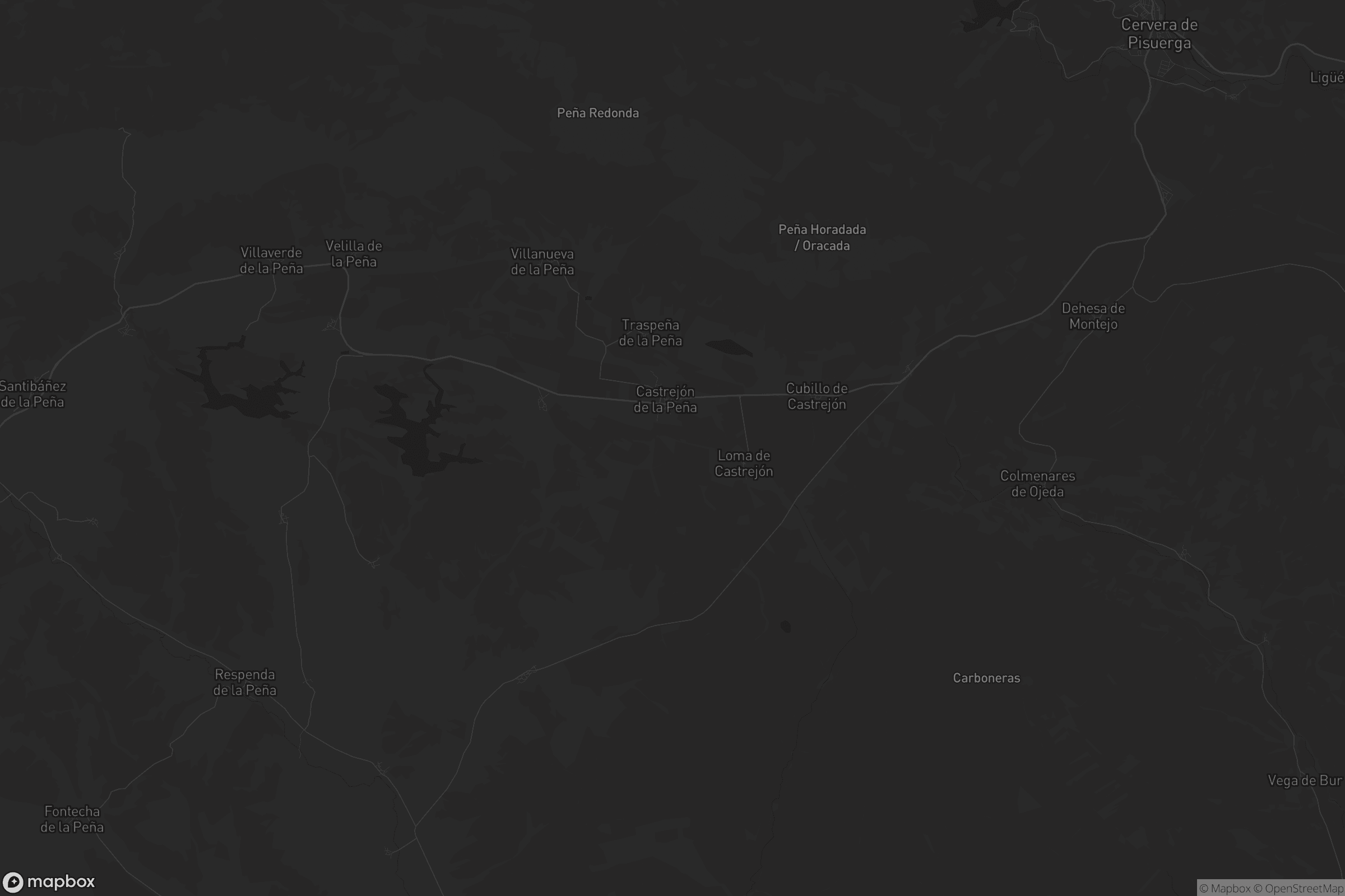 Mapa de Castrejón de la Peña