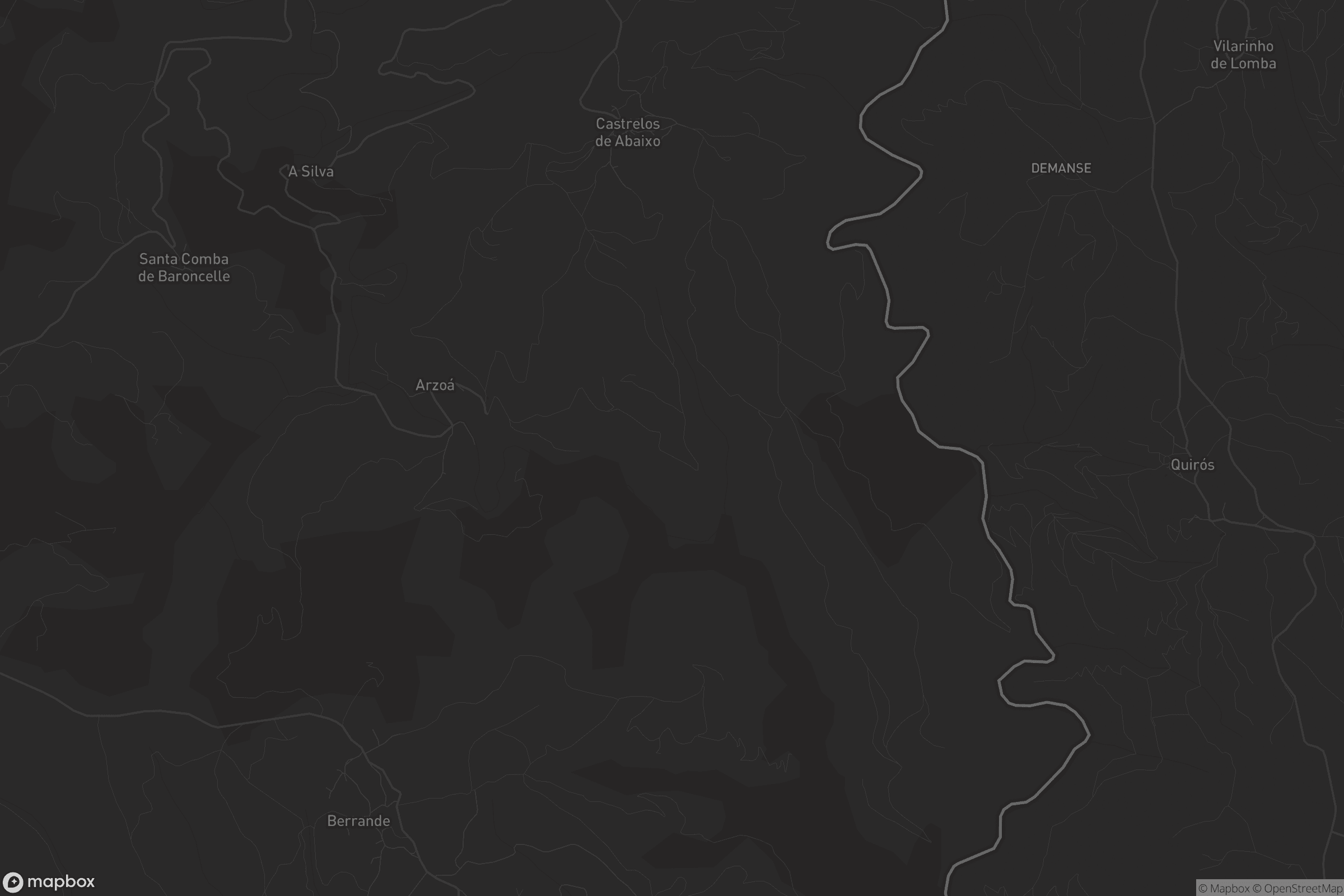 Mapa de Castrelos de Abaixo