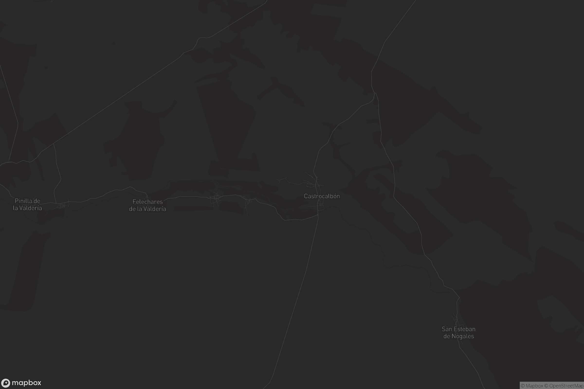 Mapa de Castrocalbón