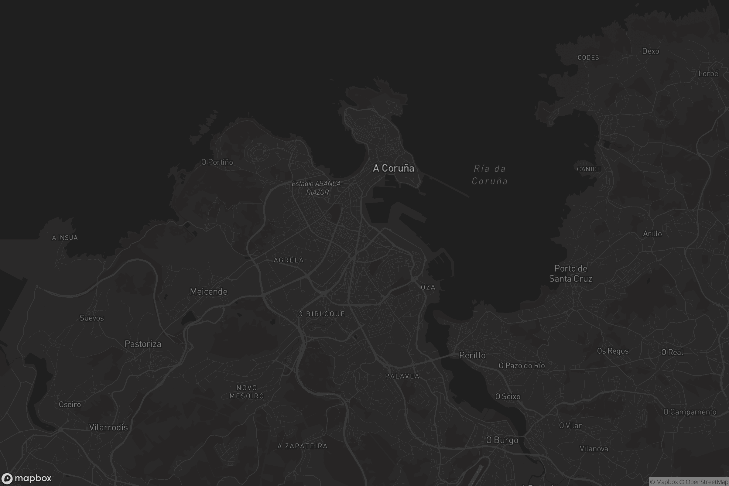 Mapa de Catro Camiños