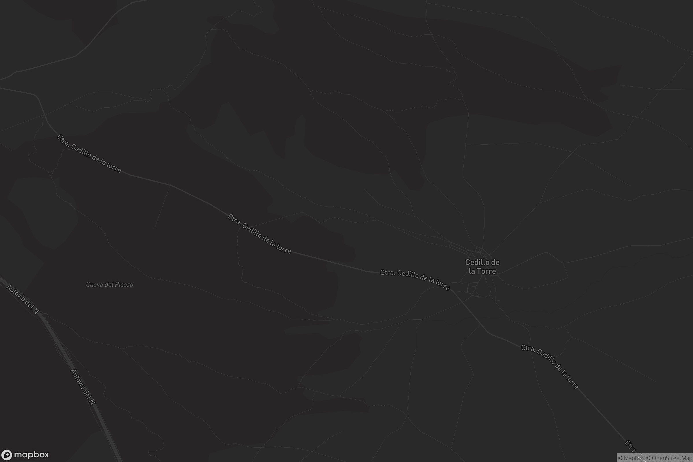 Mapa de Cedillo de la Torre