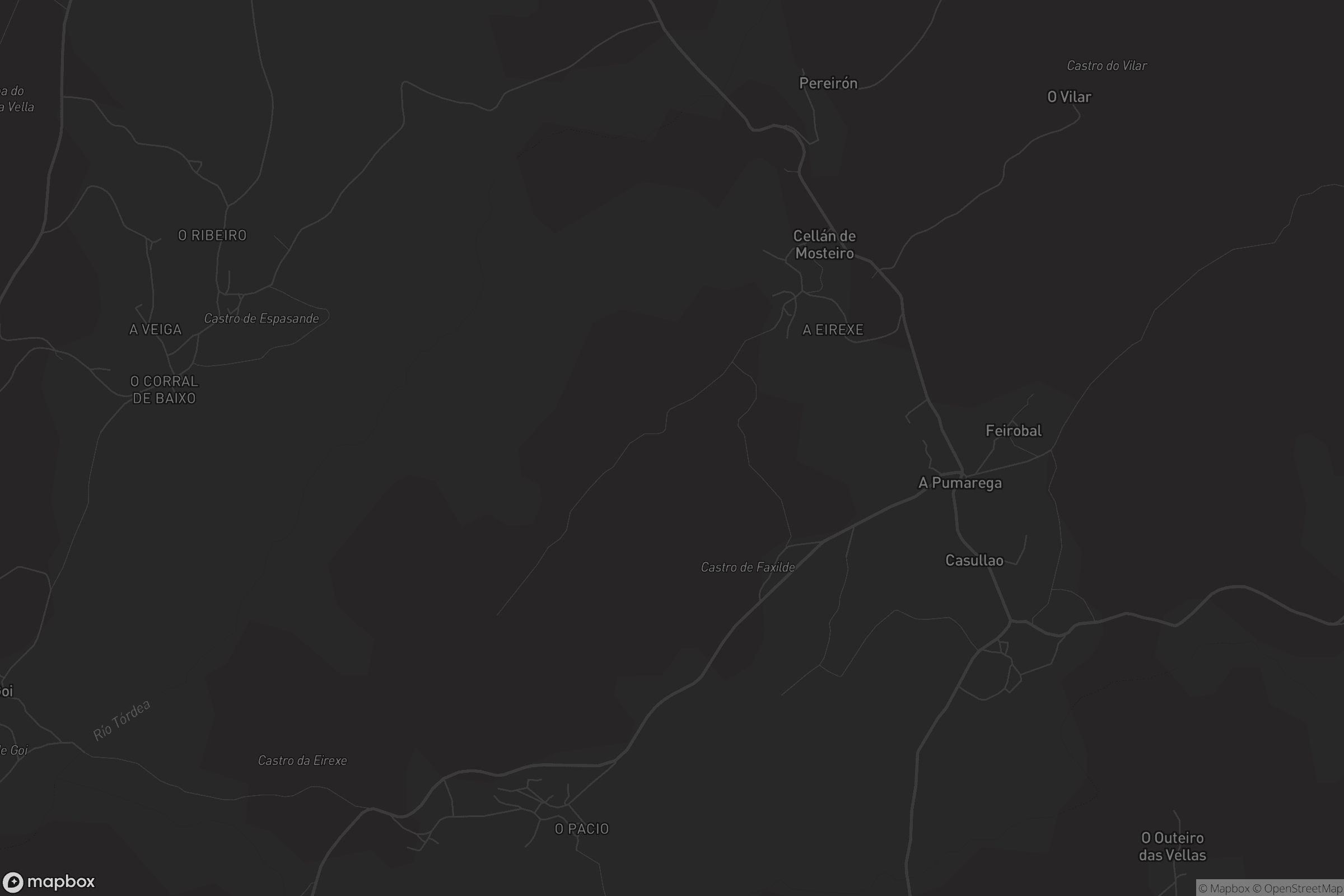 Mapa de Cellán de Mosteiro