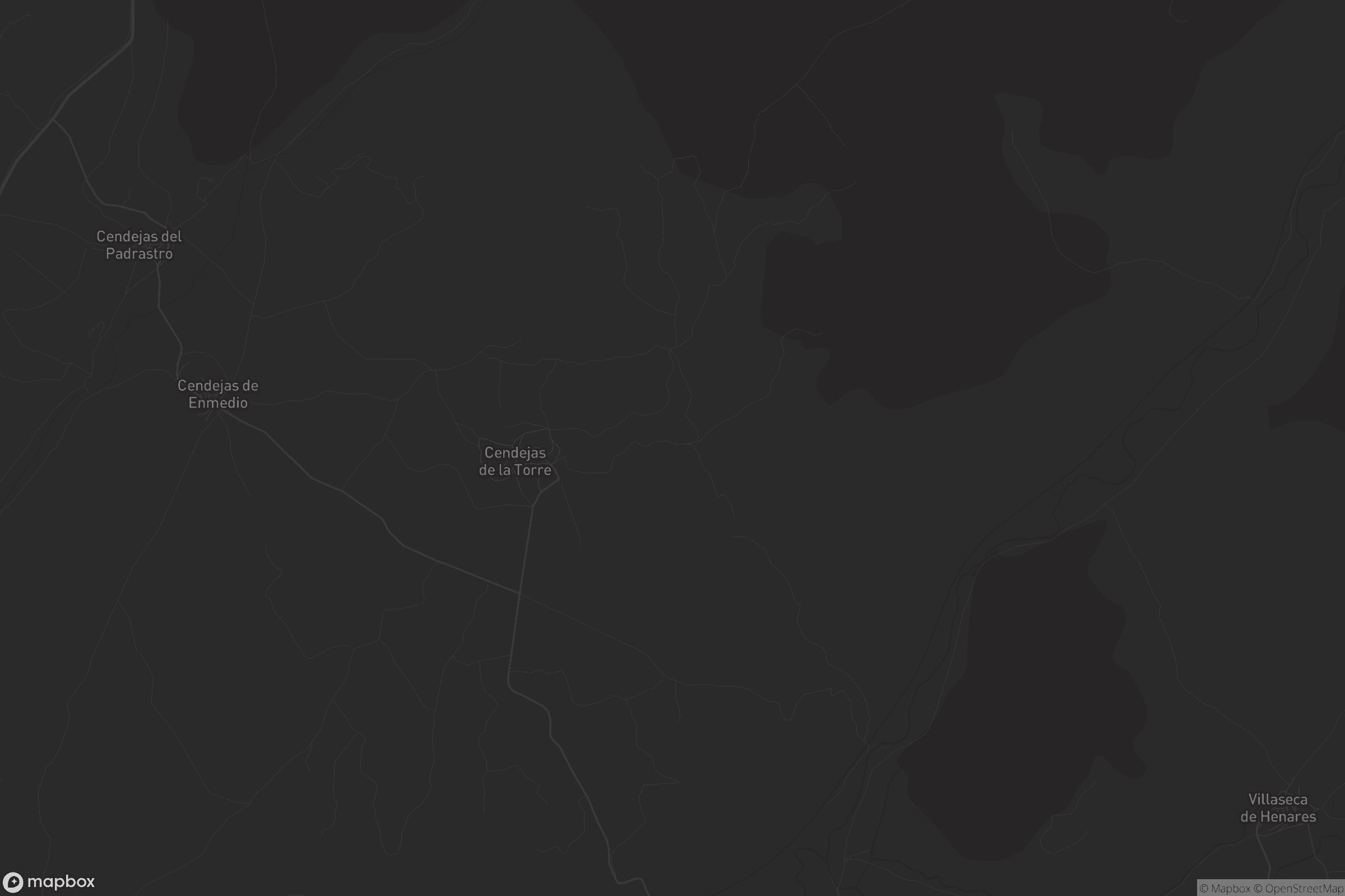 Mapa de Cendejas de la Torre