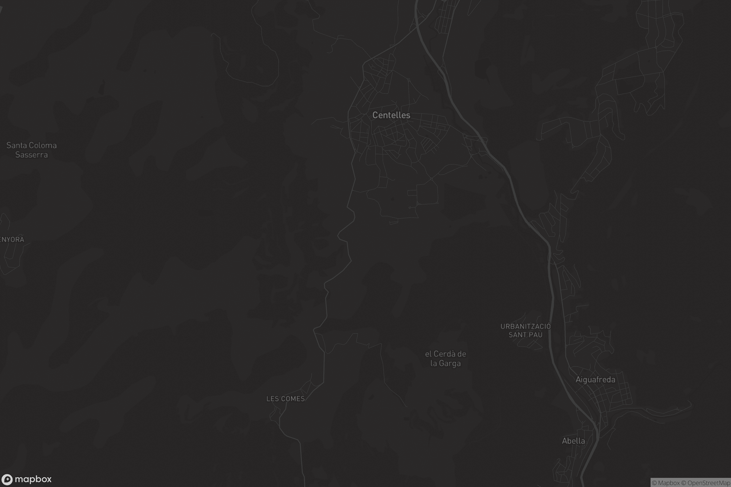 Mapa de Centelles