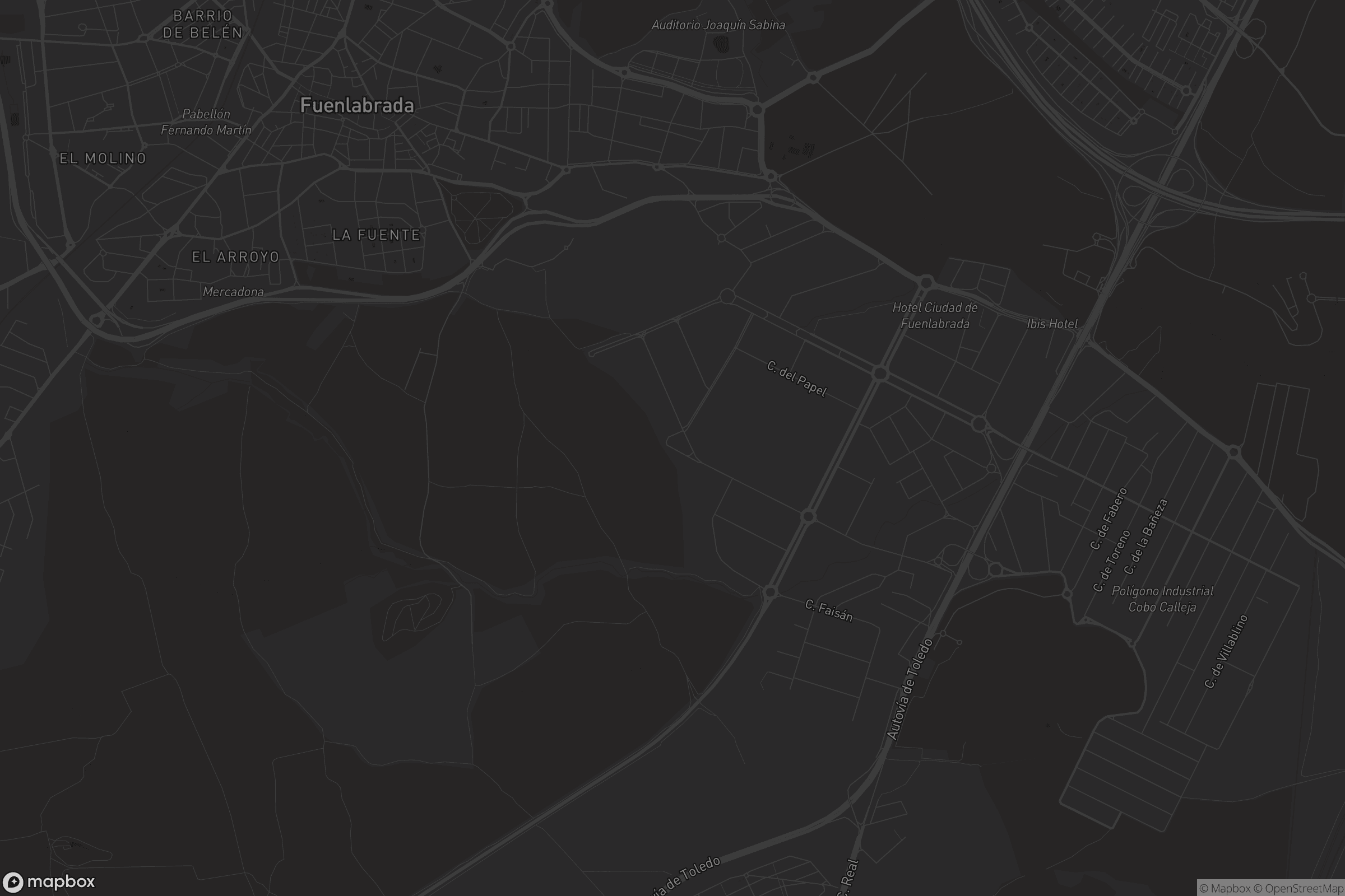 Mapa de Centro - El Arroyo - La Fuente