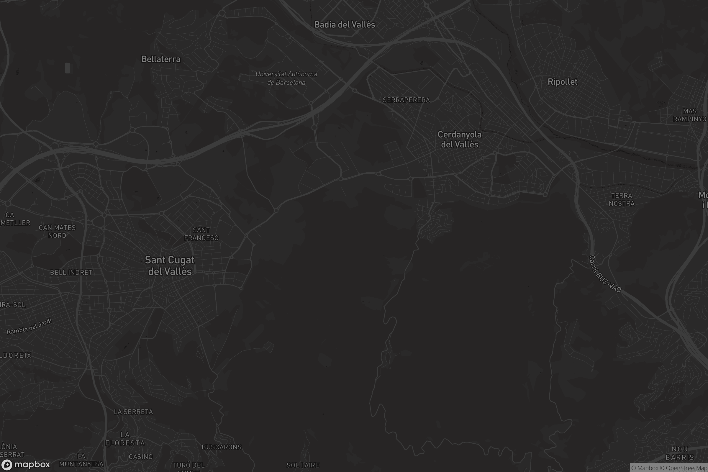 Mapa de Cerdanyola del Vallès