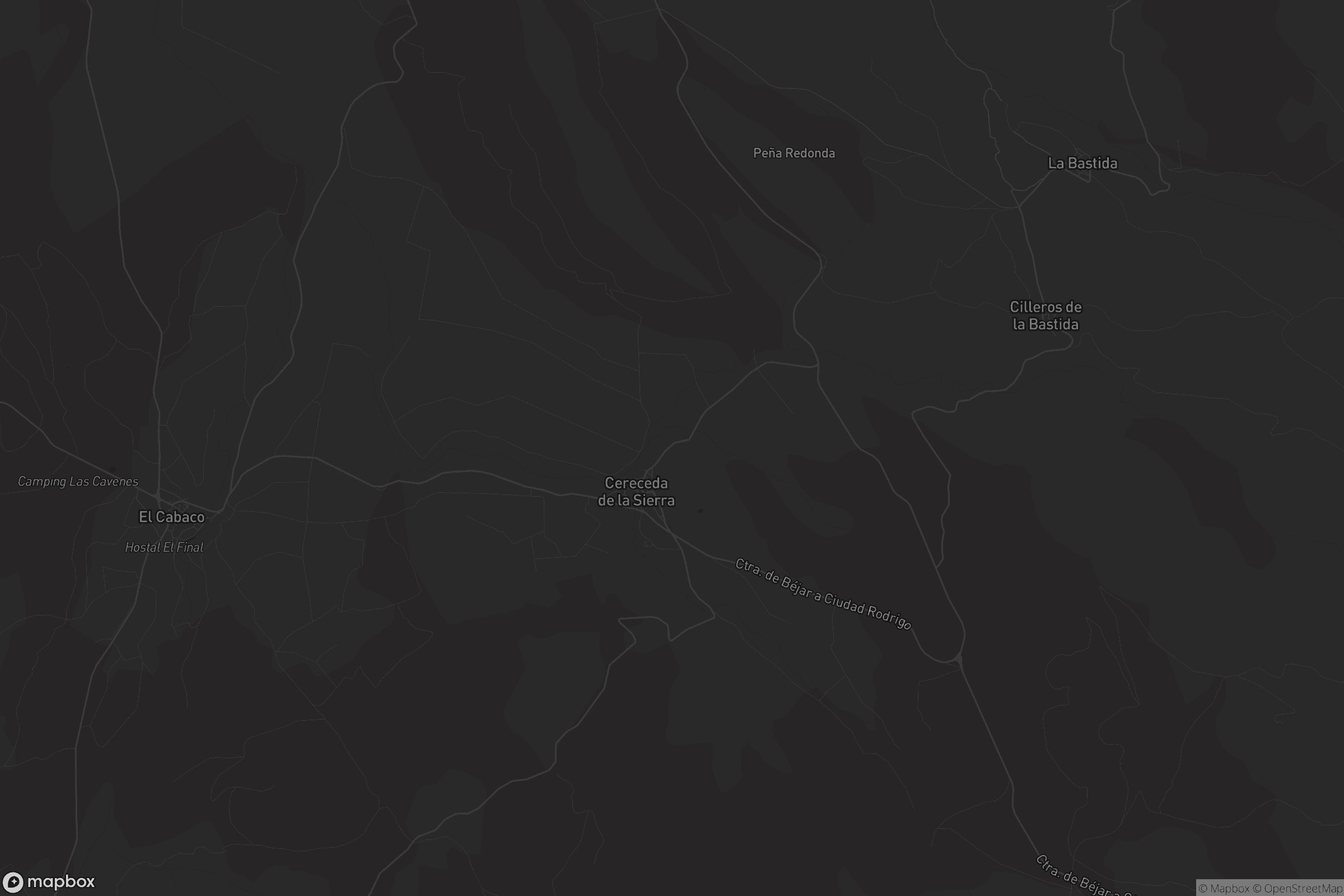 Mapa de Cereceda de la Sierra