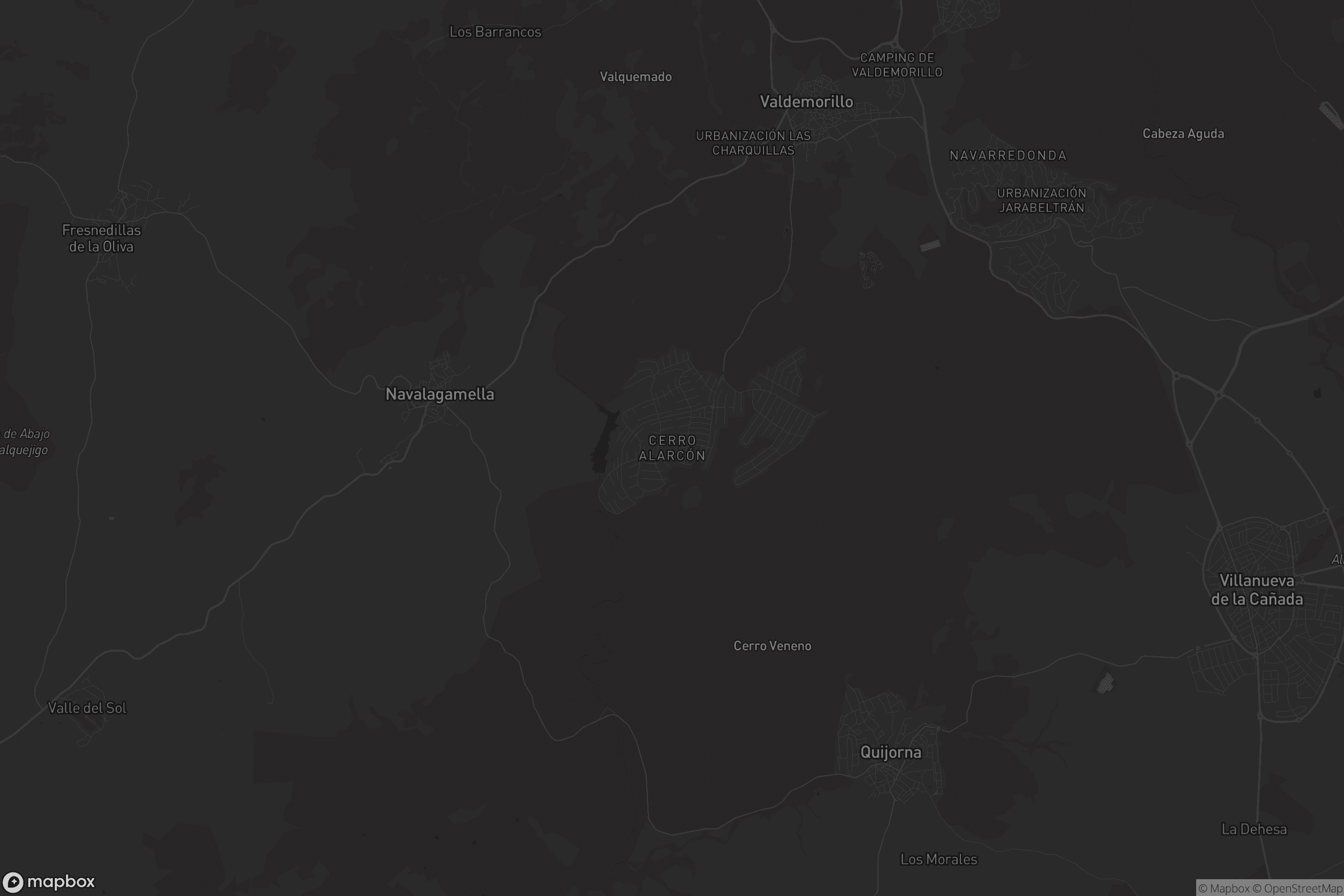 Mapa de Cerro Alarcón