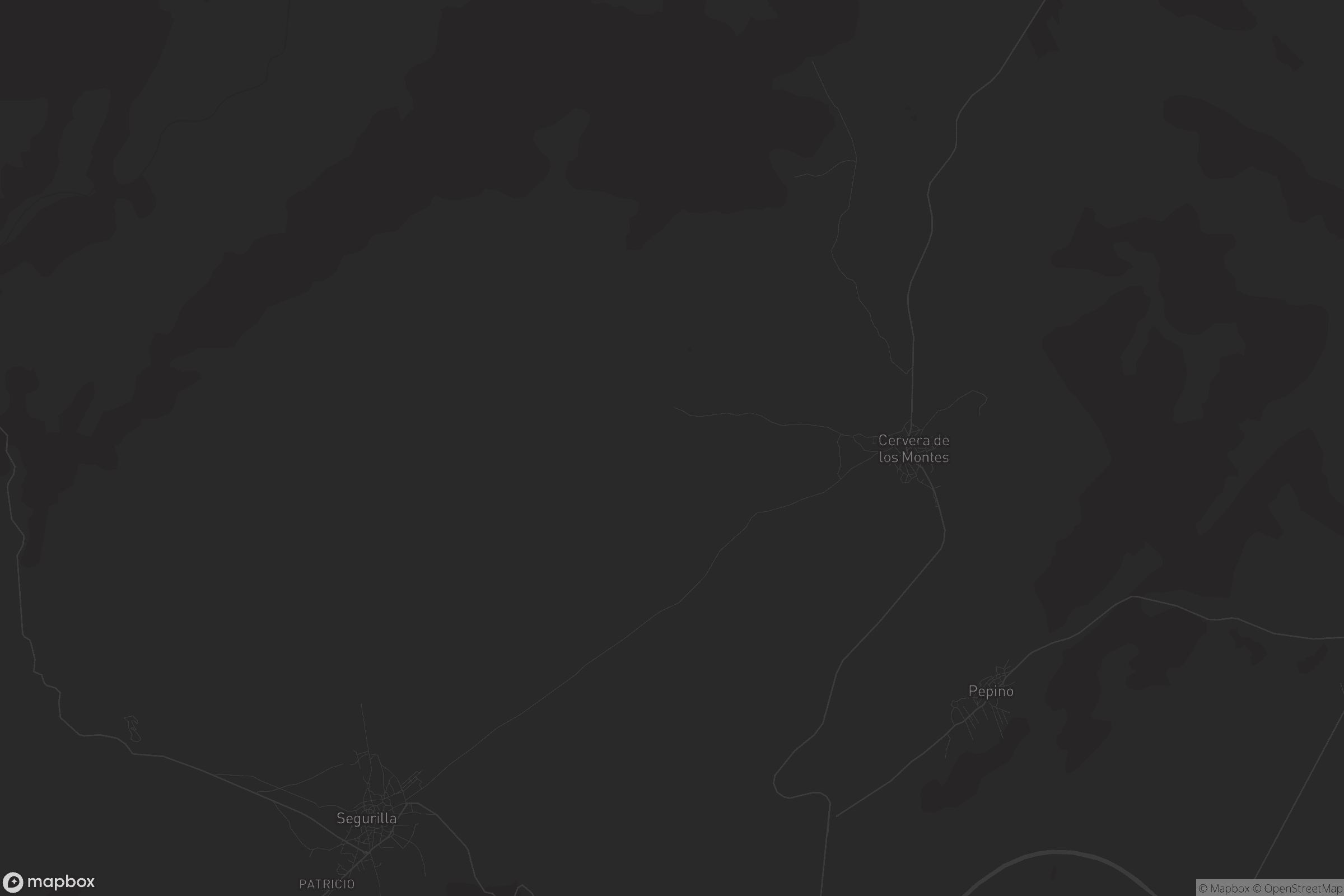 Mapa de Cervera de los Montes