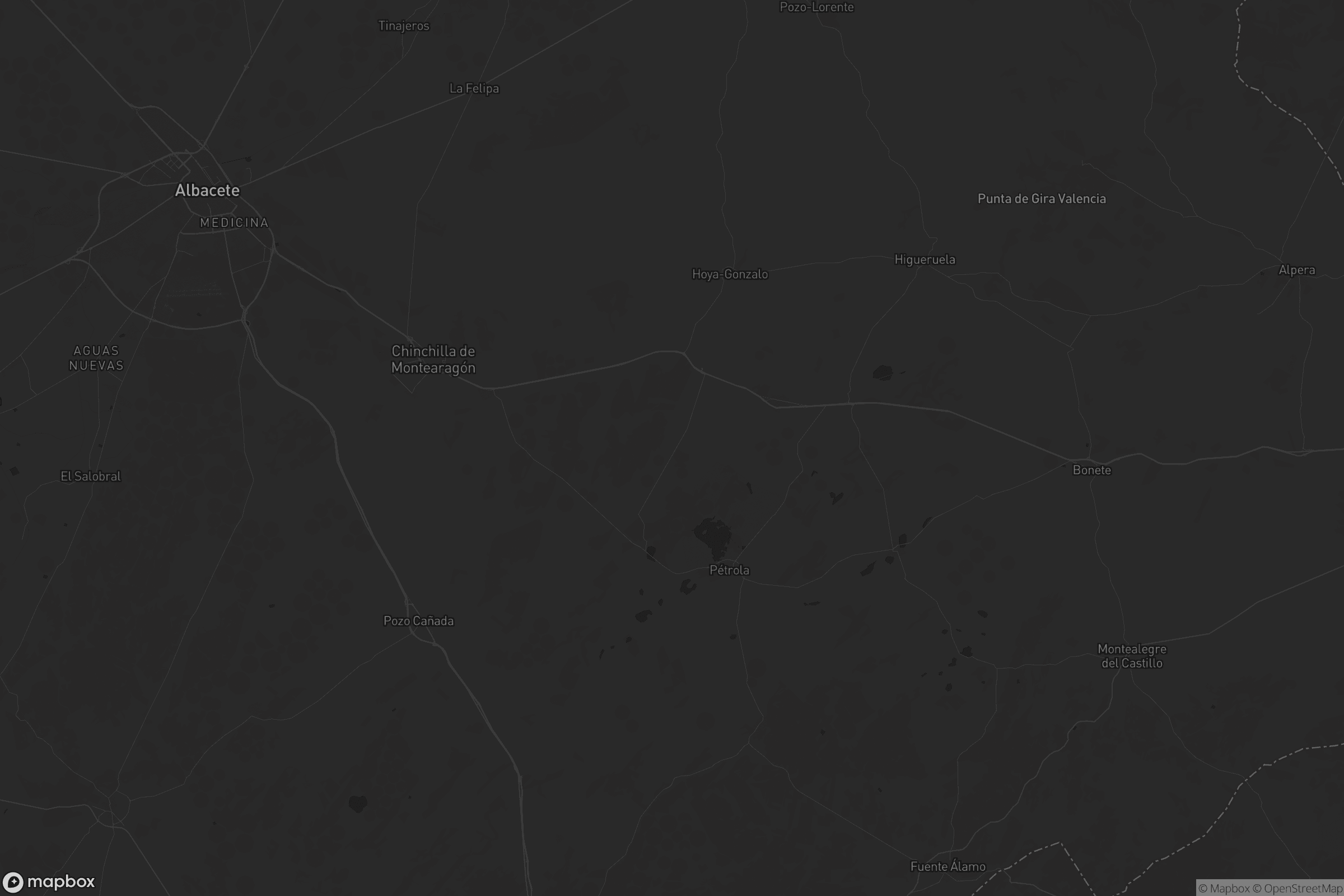 Mapa de Chinchilla de Montearagón