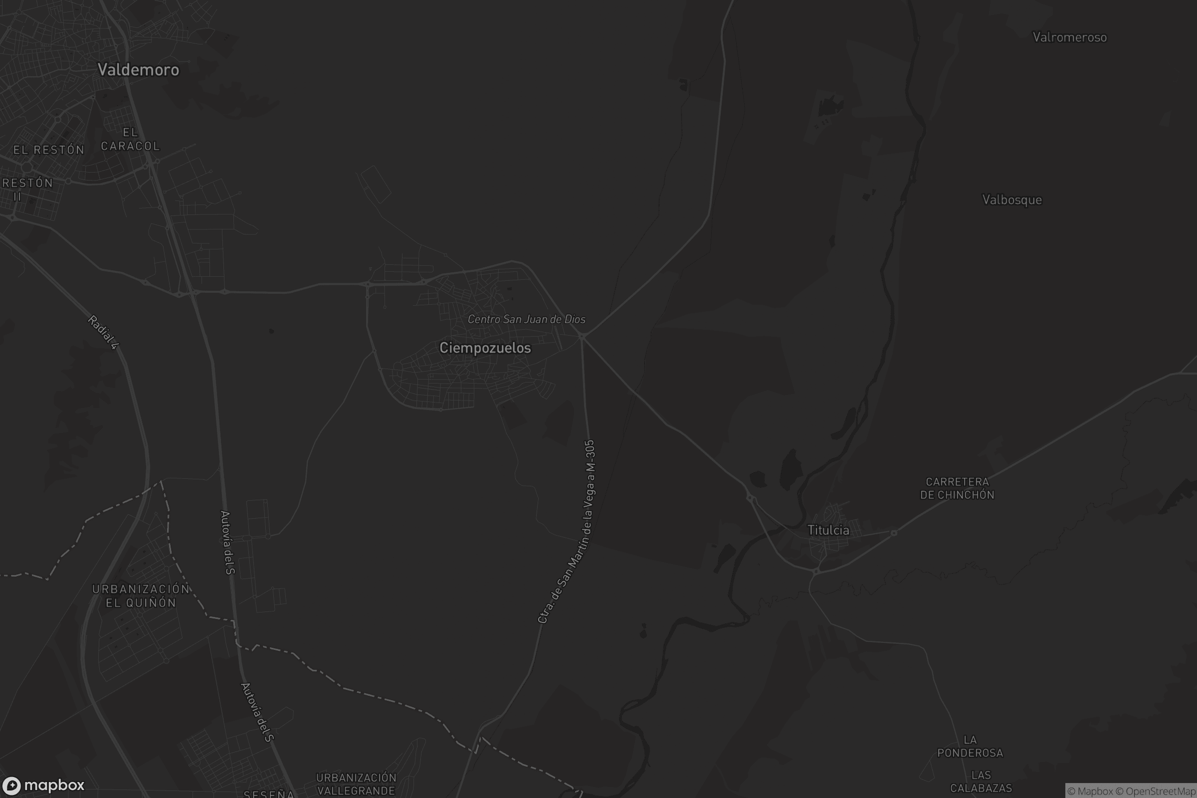 Mapa de Ciempozuelos