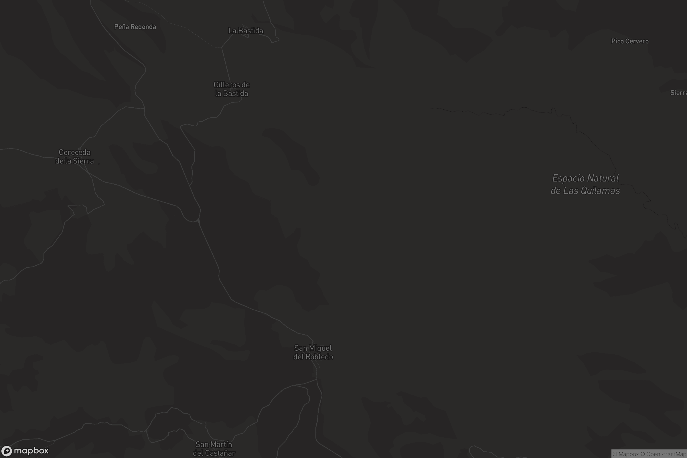 Mapa de Cilleros de la Bastida