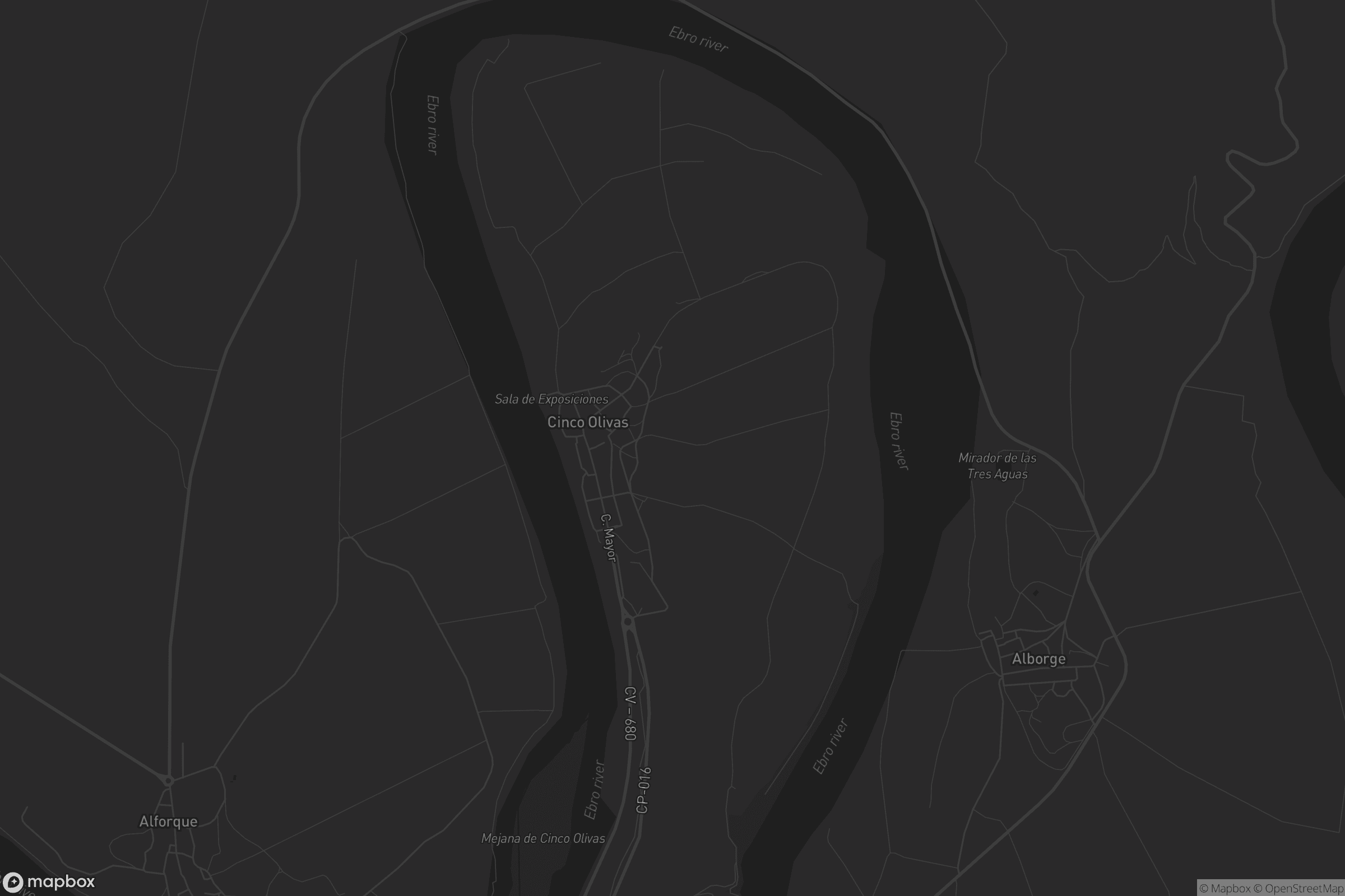 Mapa de Cinco Olivas