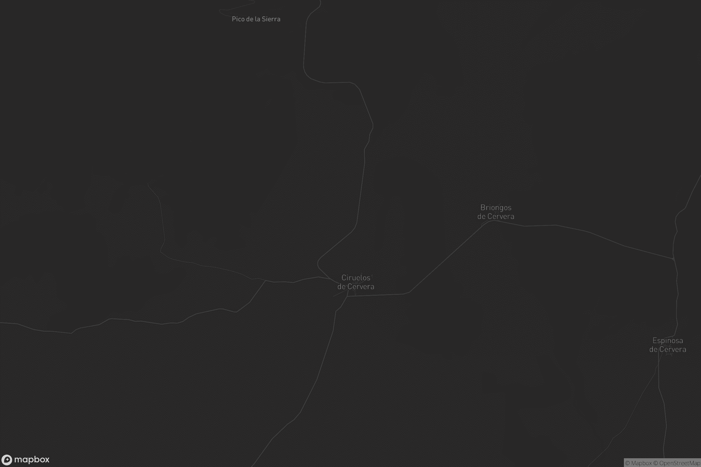 Mapa de Ciruelos de Cervera