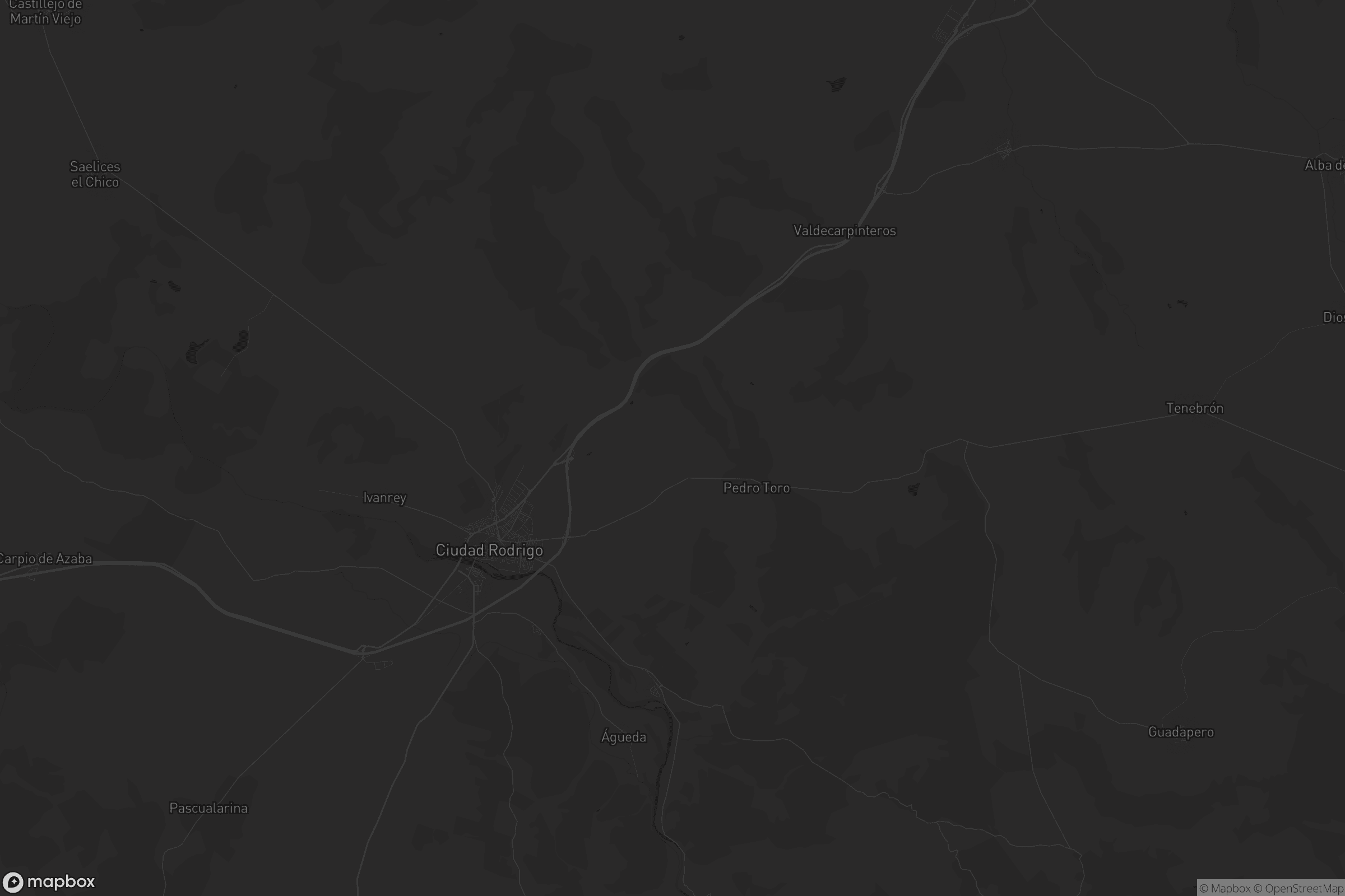 Mapa de Ciudad Rodrigo