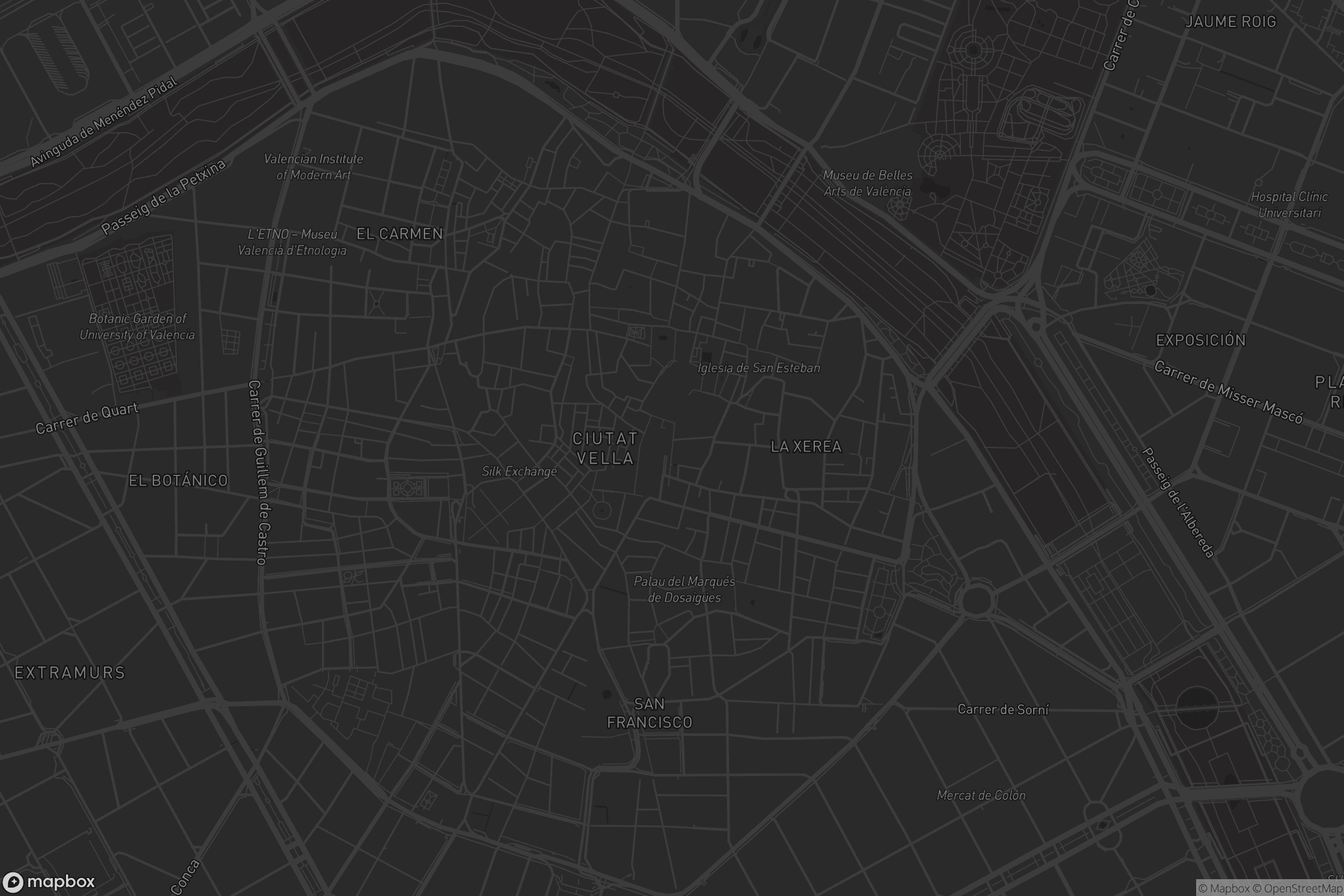 Mapa de Ciutat Vella