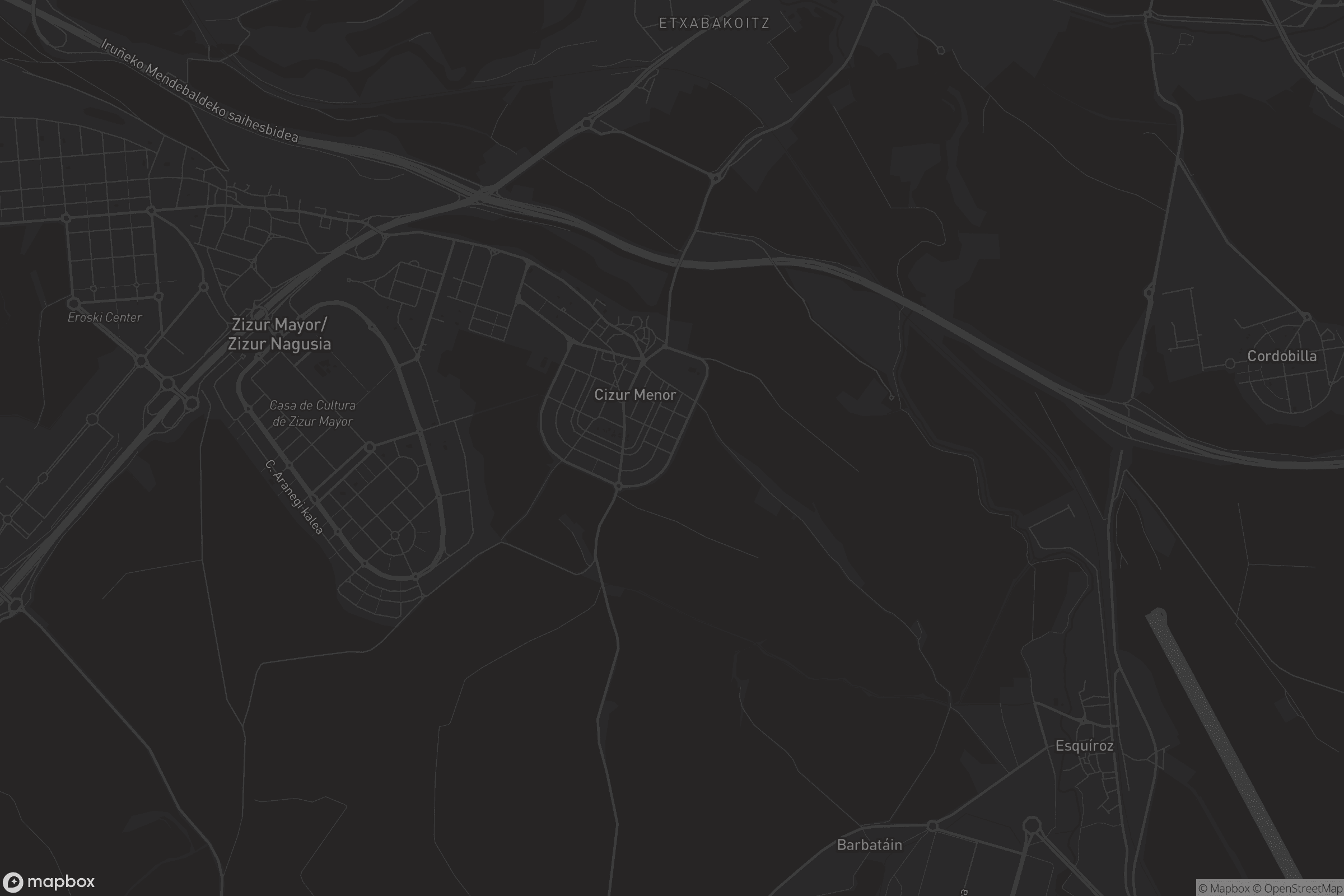 Mapa de Cizur Menor