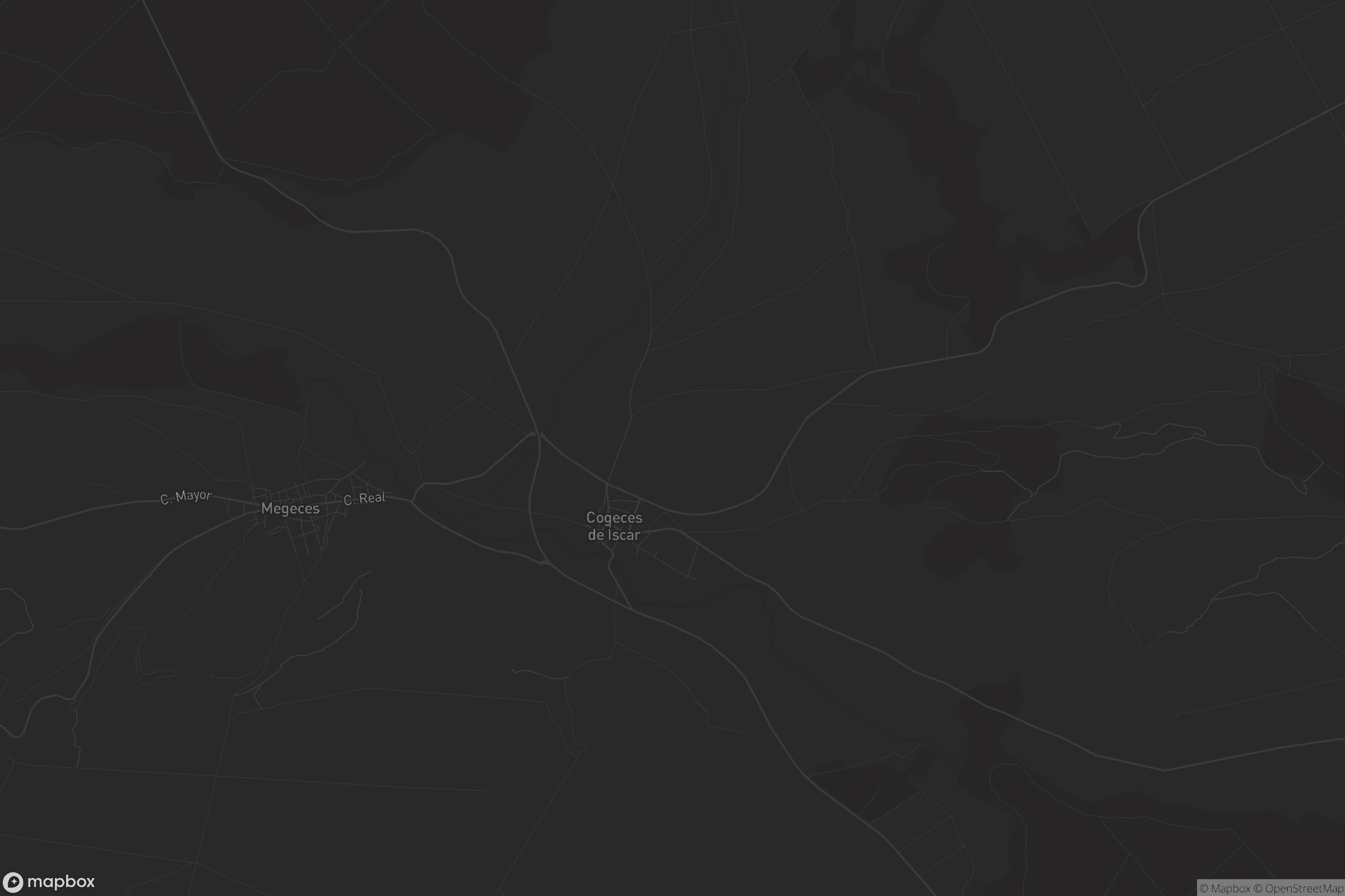 Mapa de Cogeces de Íscar