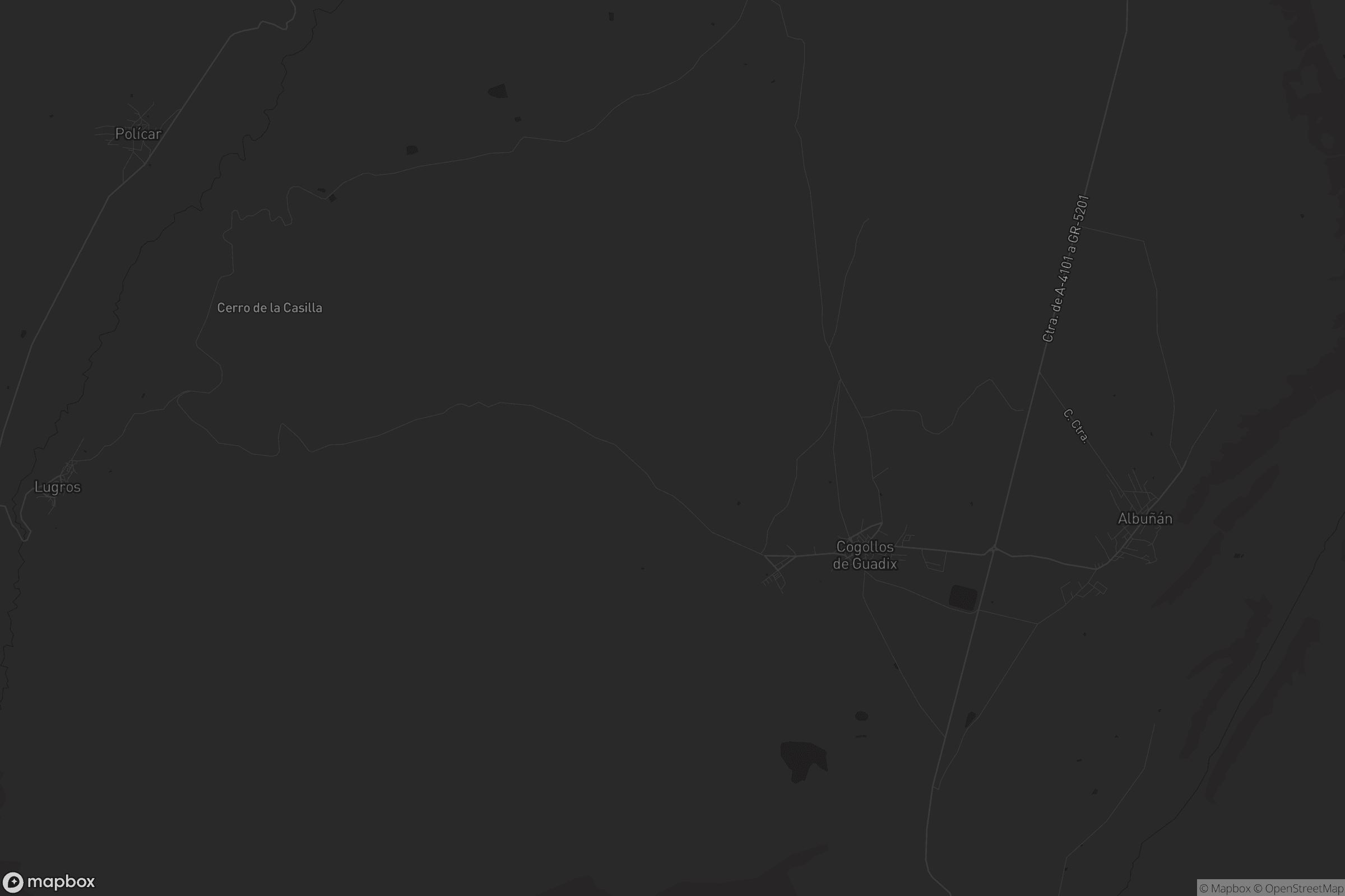 Mapa de Cogollos de Guadix