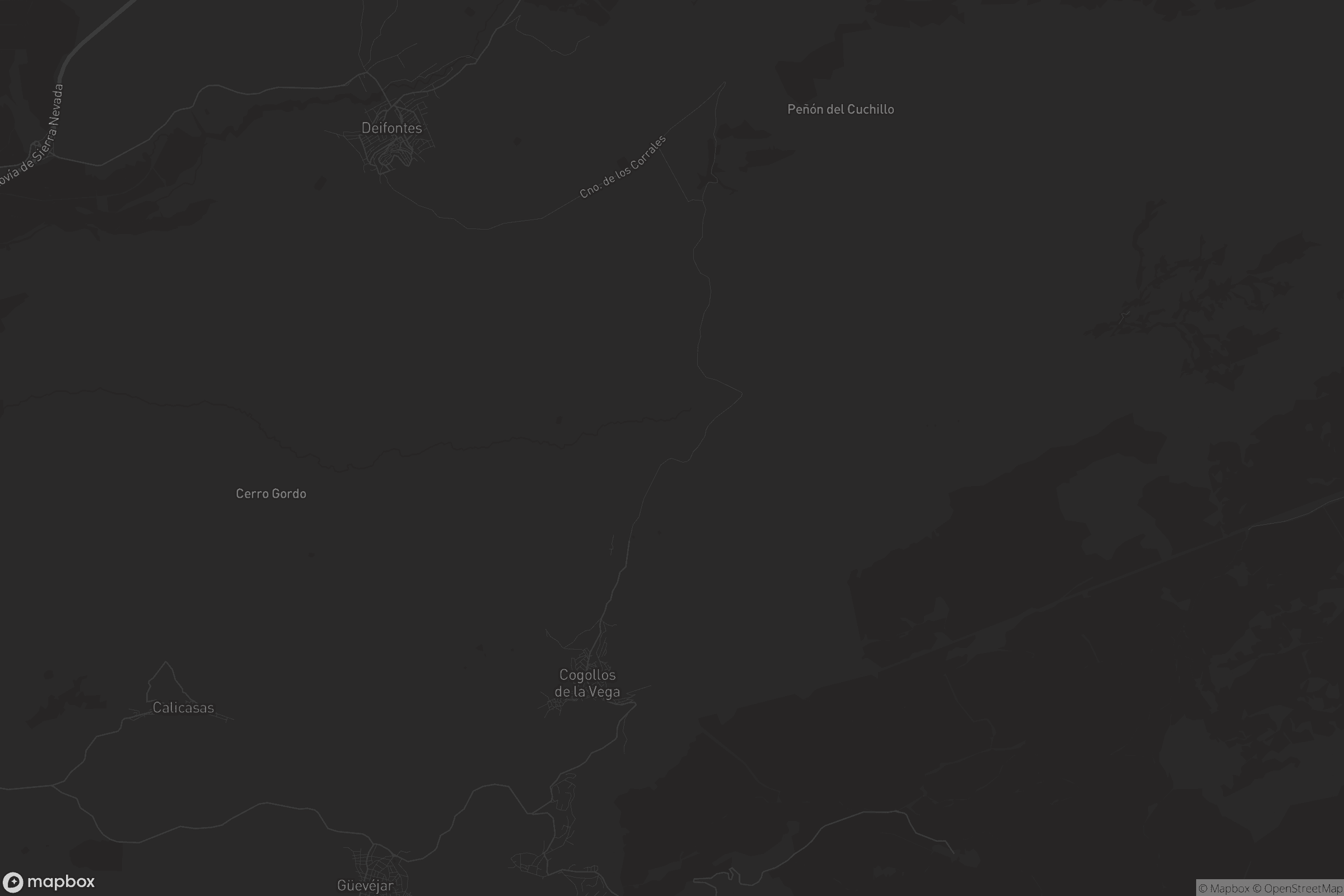 Mapa de Cogollos de la Vega