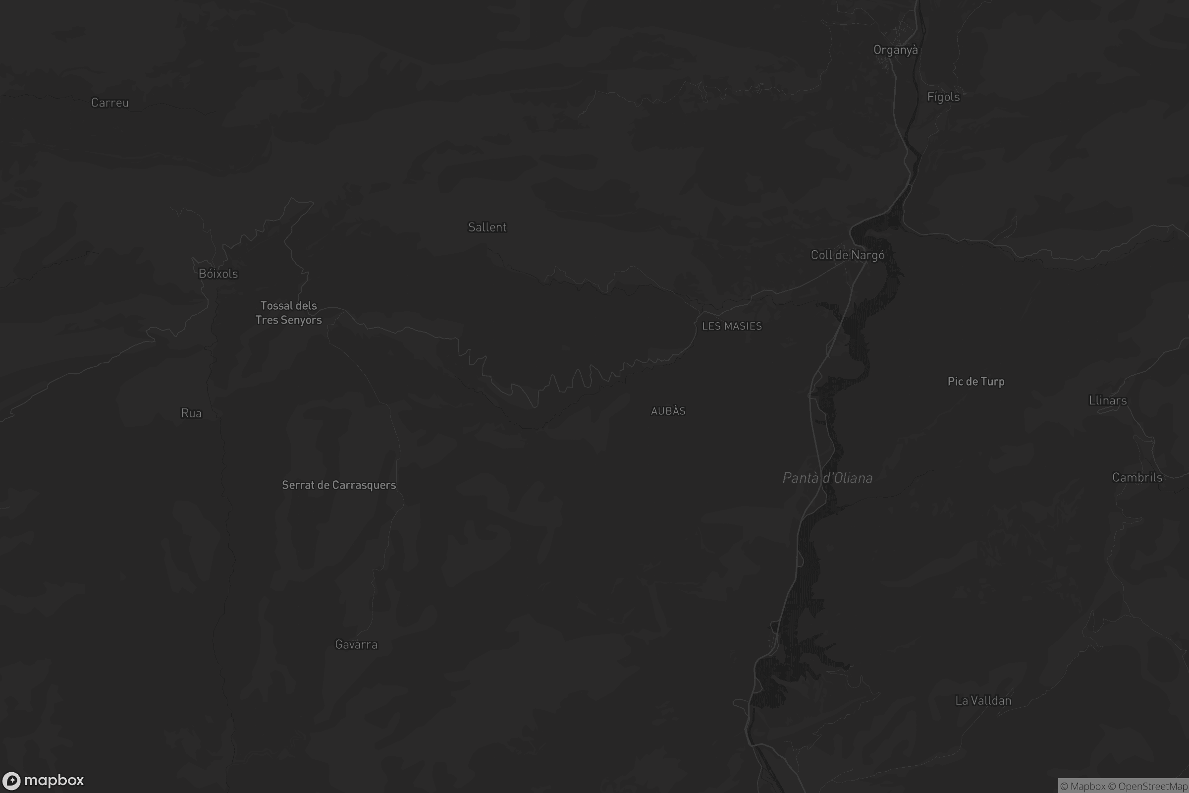 Mapa de Coll de Nargó