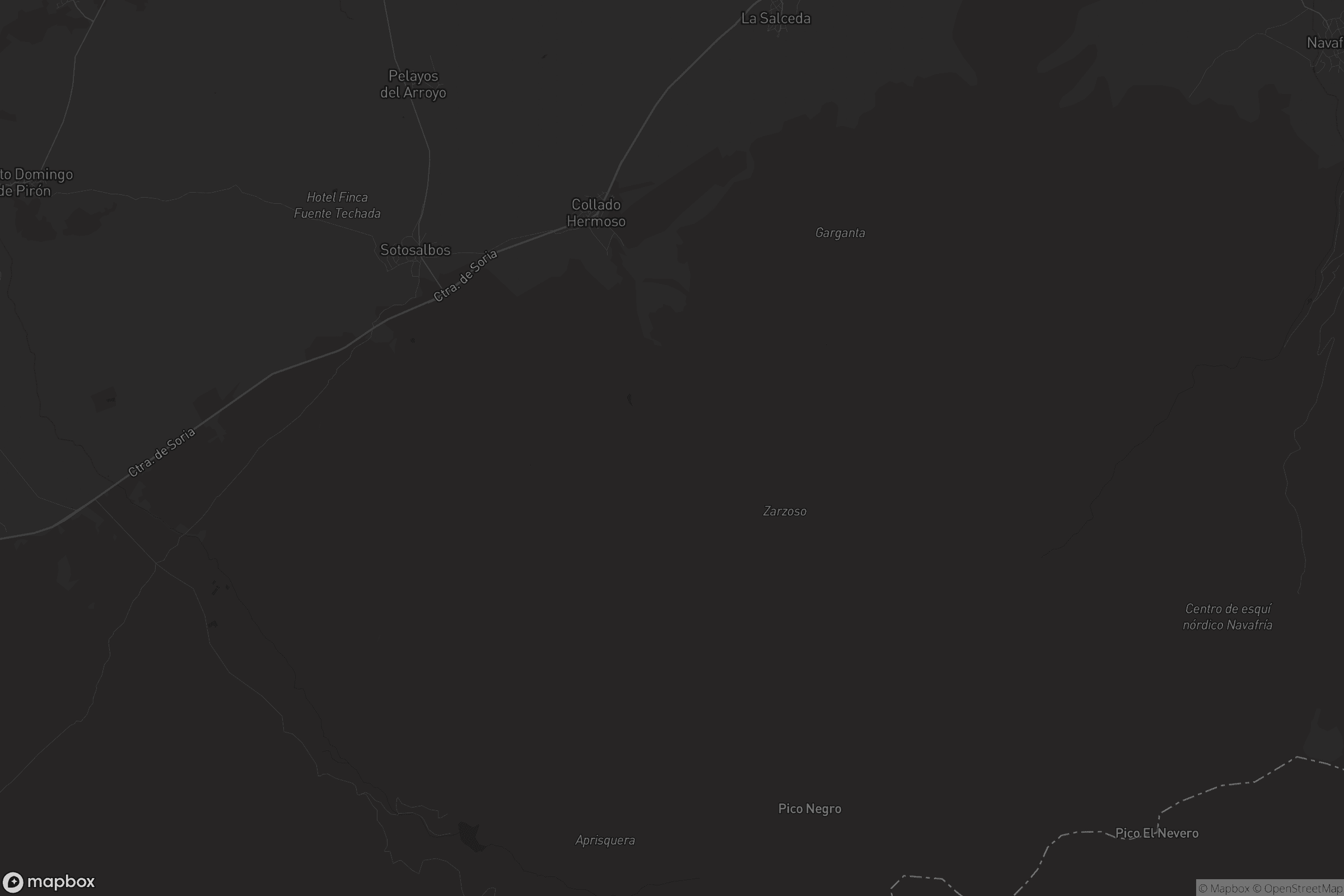 Mapa de Collado Hermoso