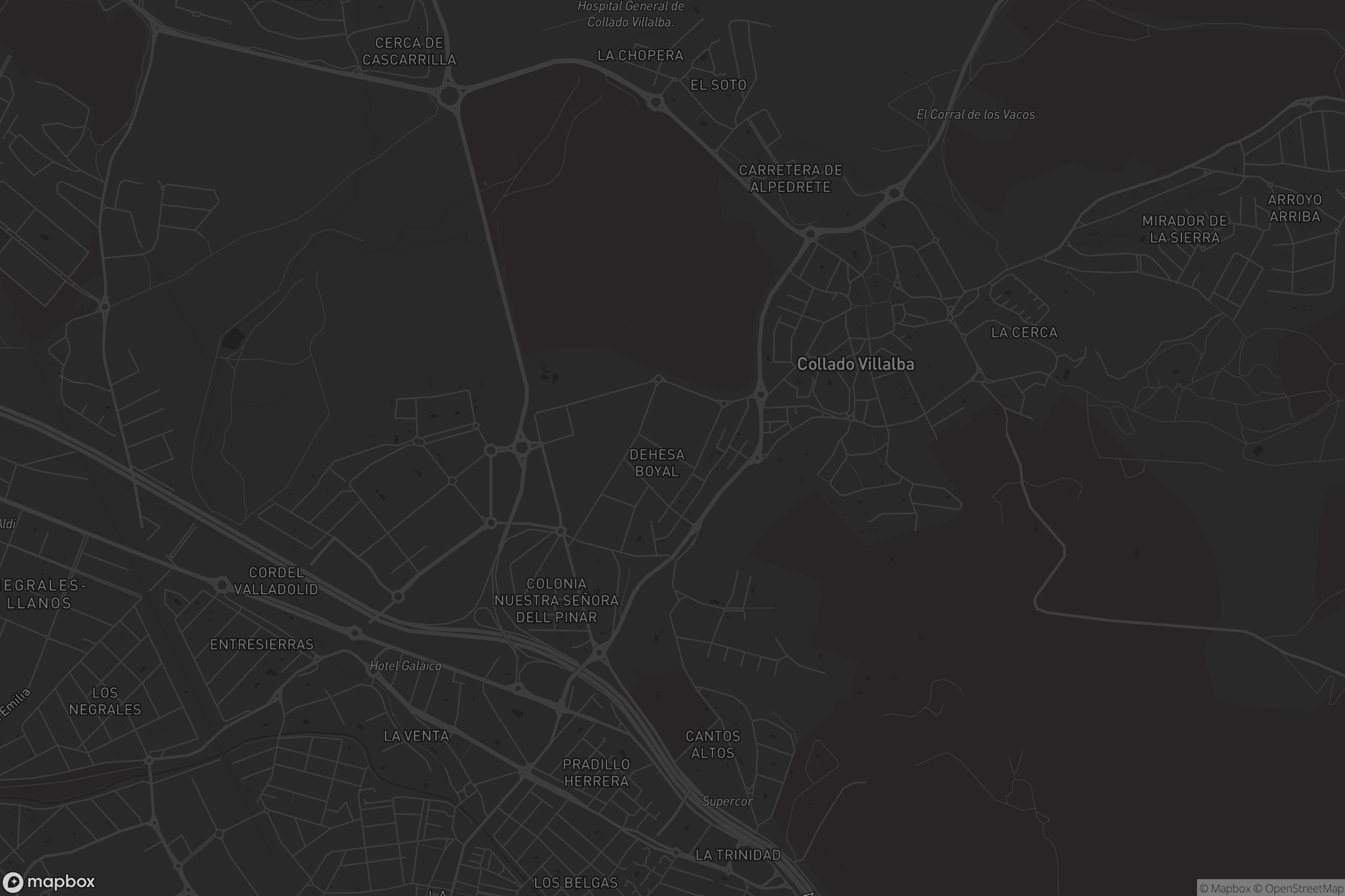 Mapa de Collado Villalba