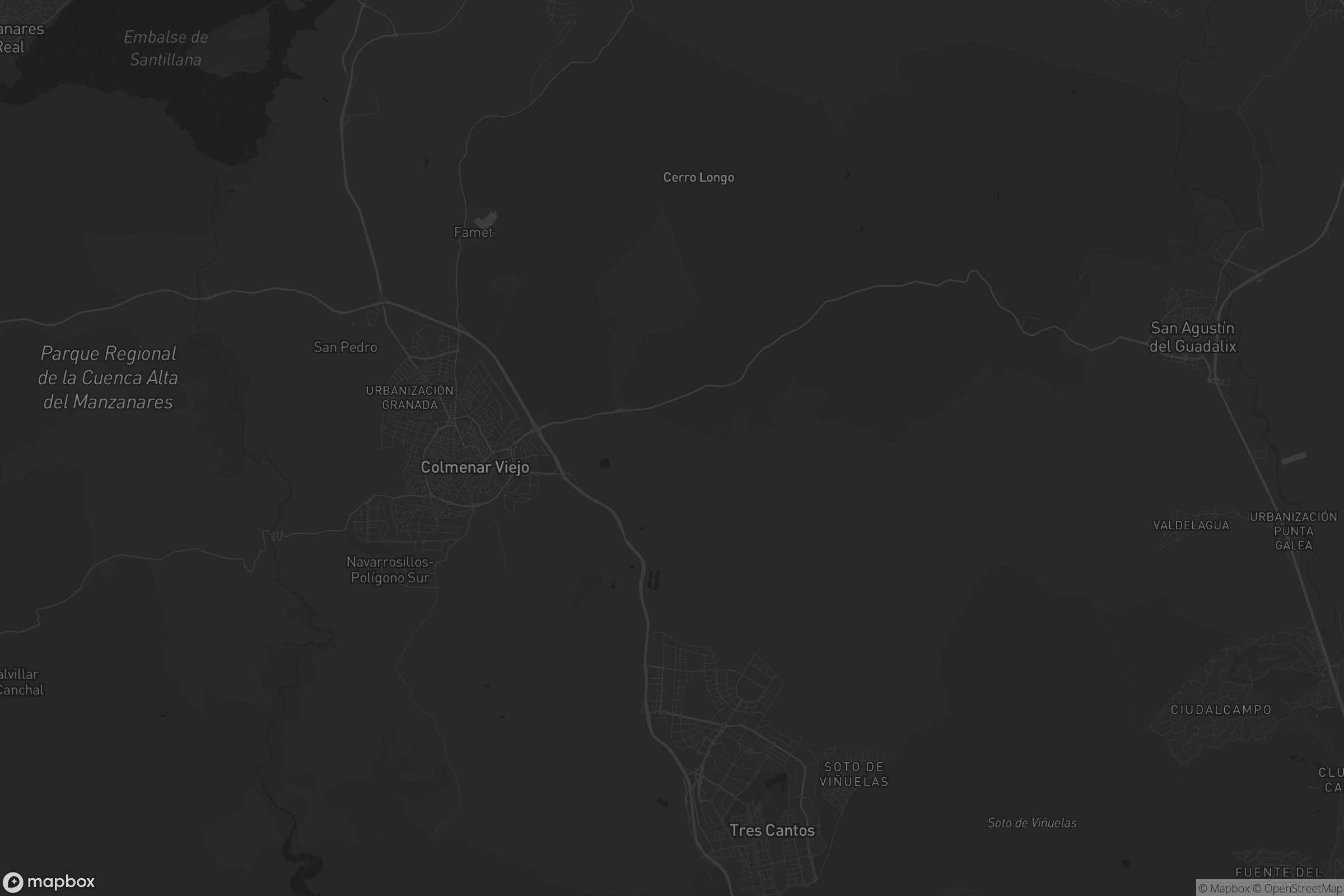 Mapa de Colmenar Viejo