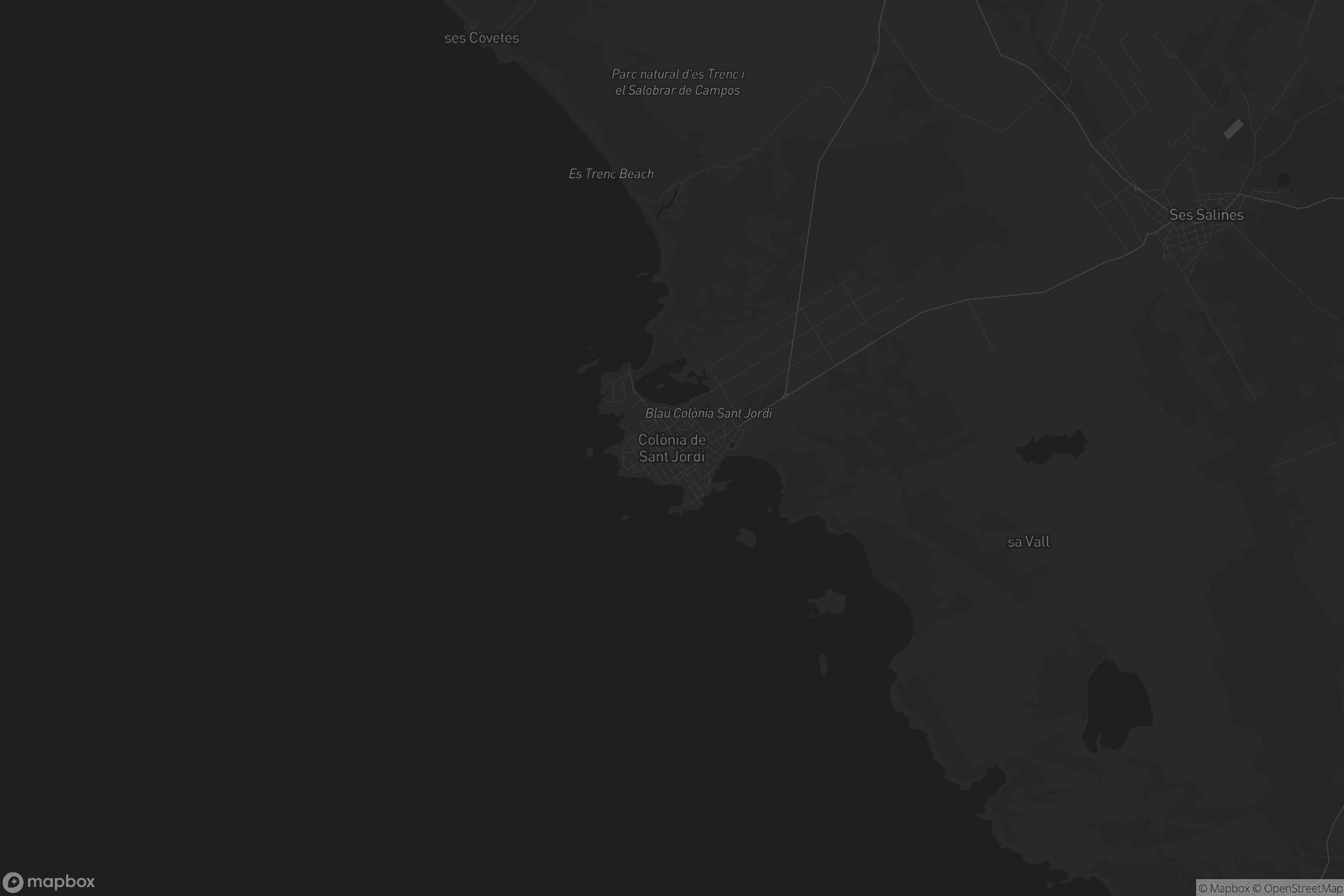 Mapa de Colònia de Sant Jordi