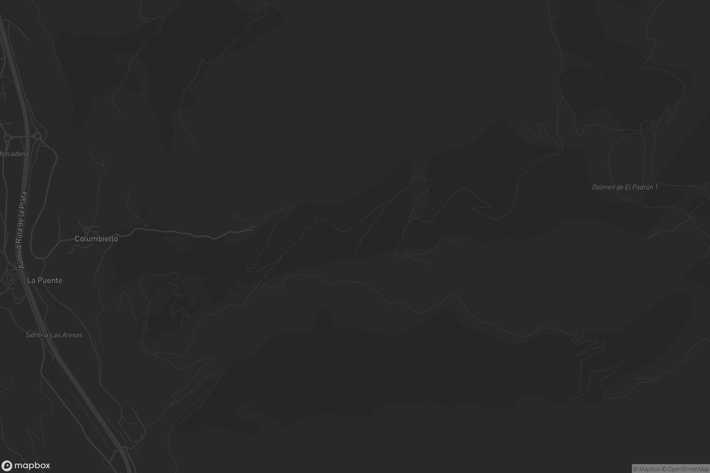 Mapa de Columbieḷḷo