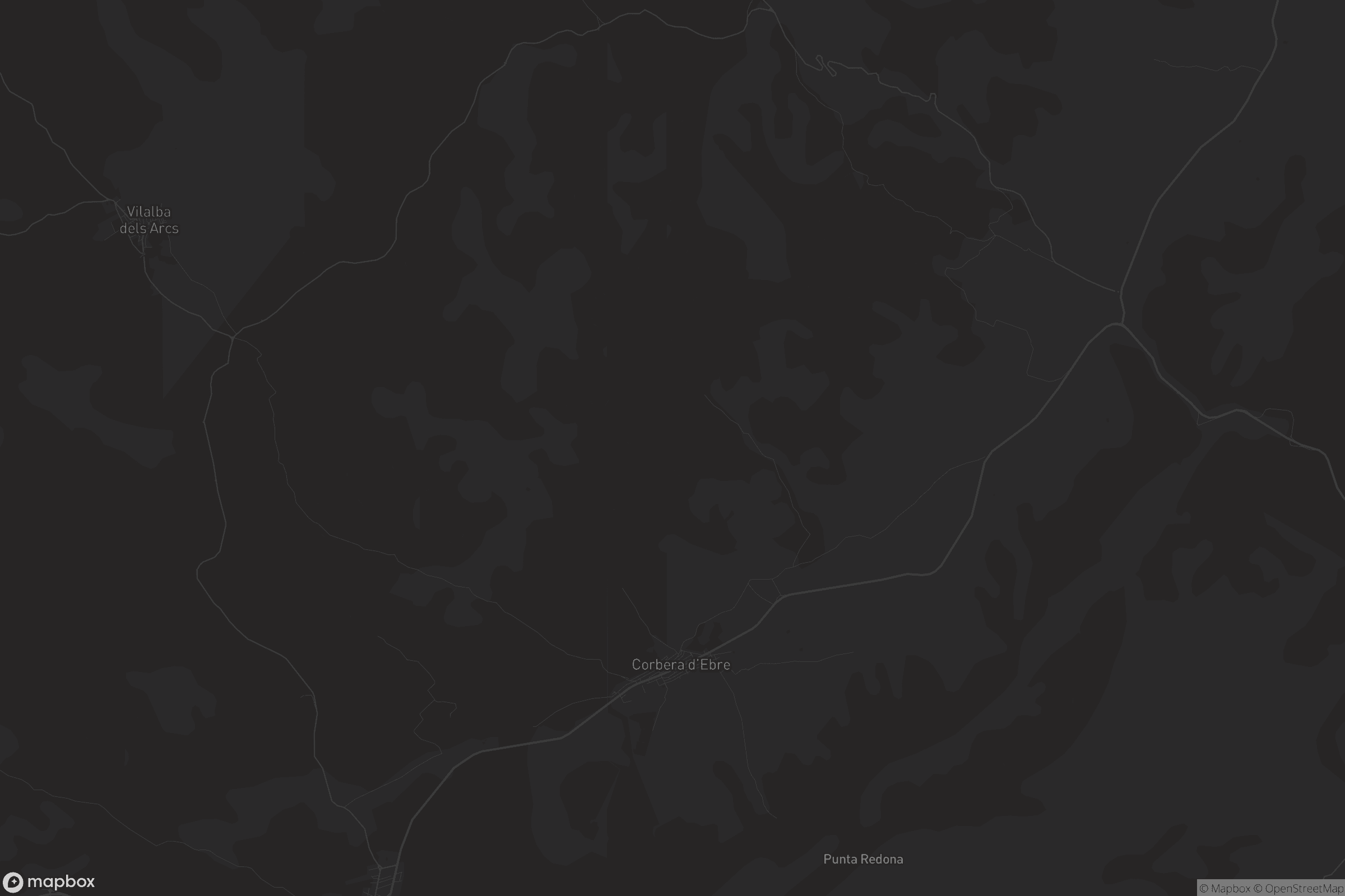 Mapa de Corbera d'Ebre