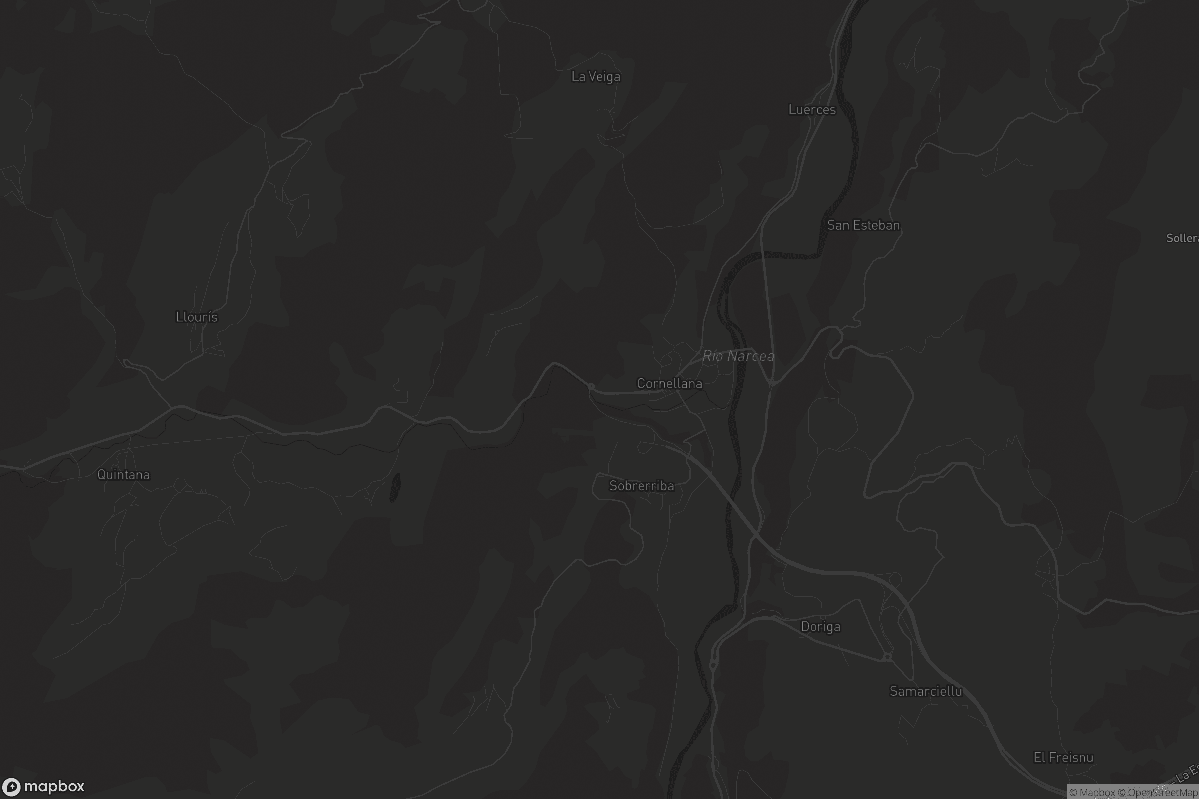 Mapa de Corniana / Cornellana