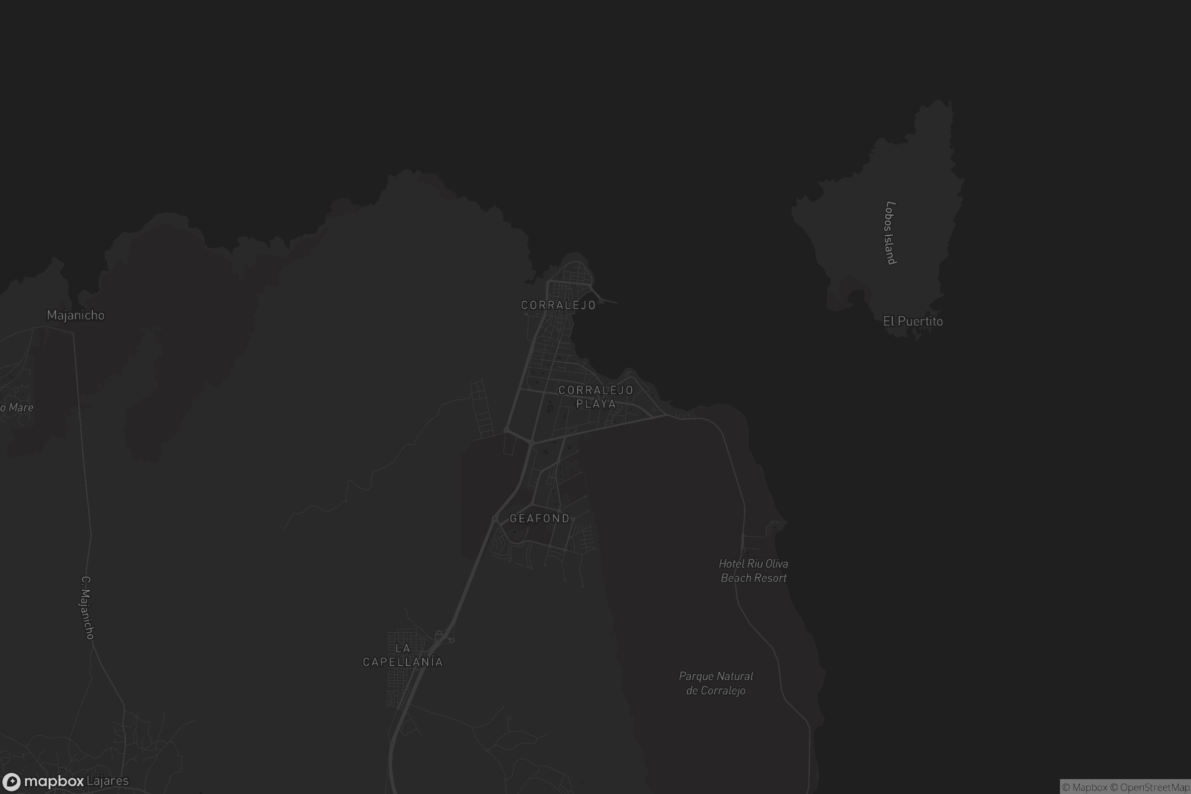 Mapa de Corralejo Playa