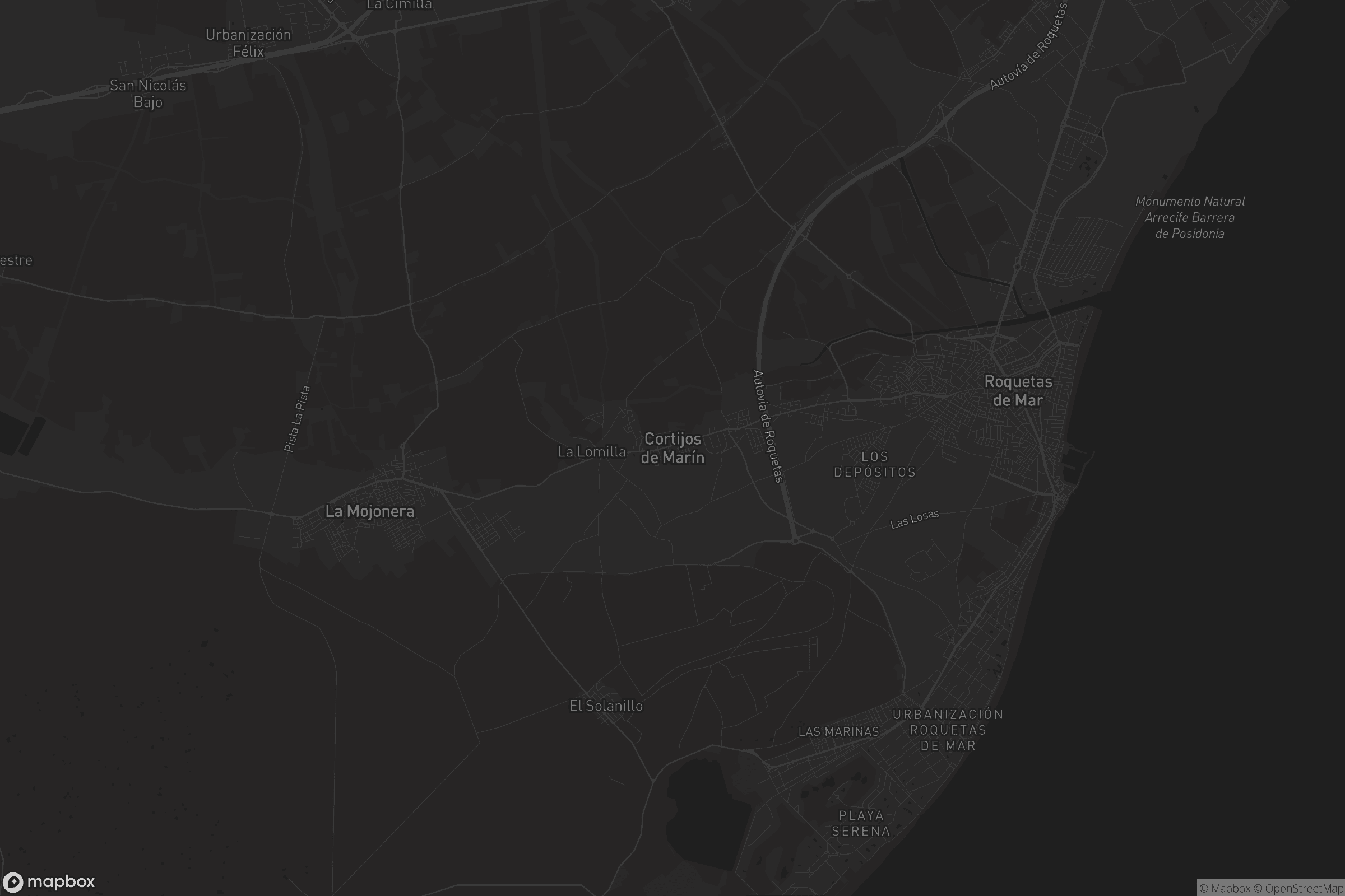 Mapa de Cortijos de Marín