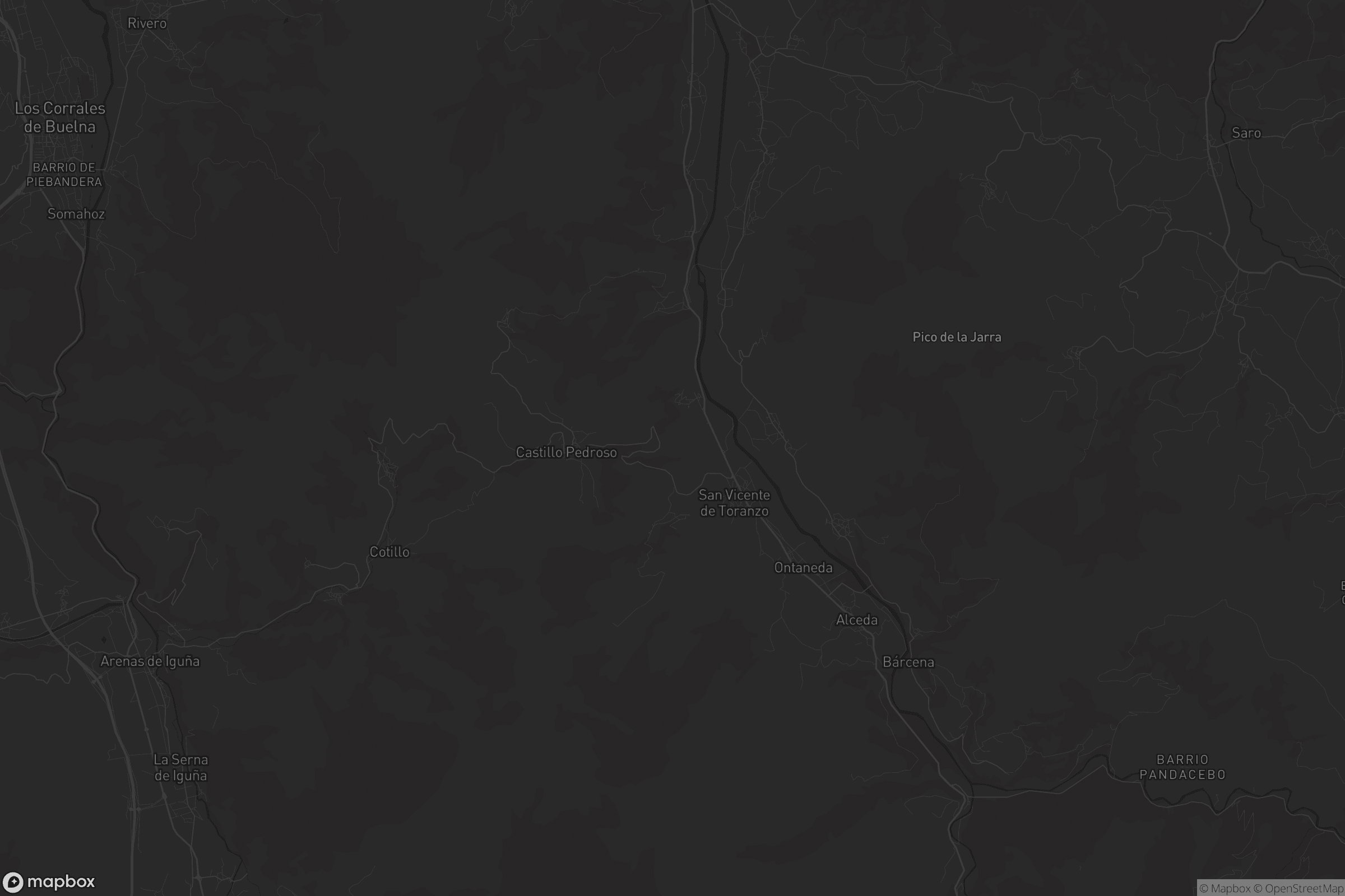 Mapa de Corvera de Toranzo