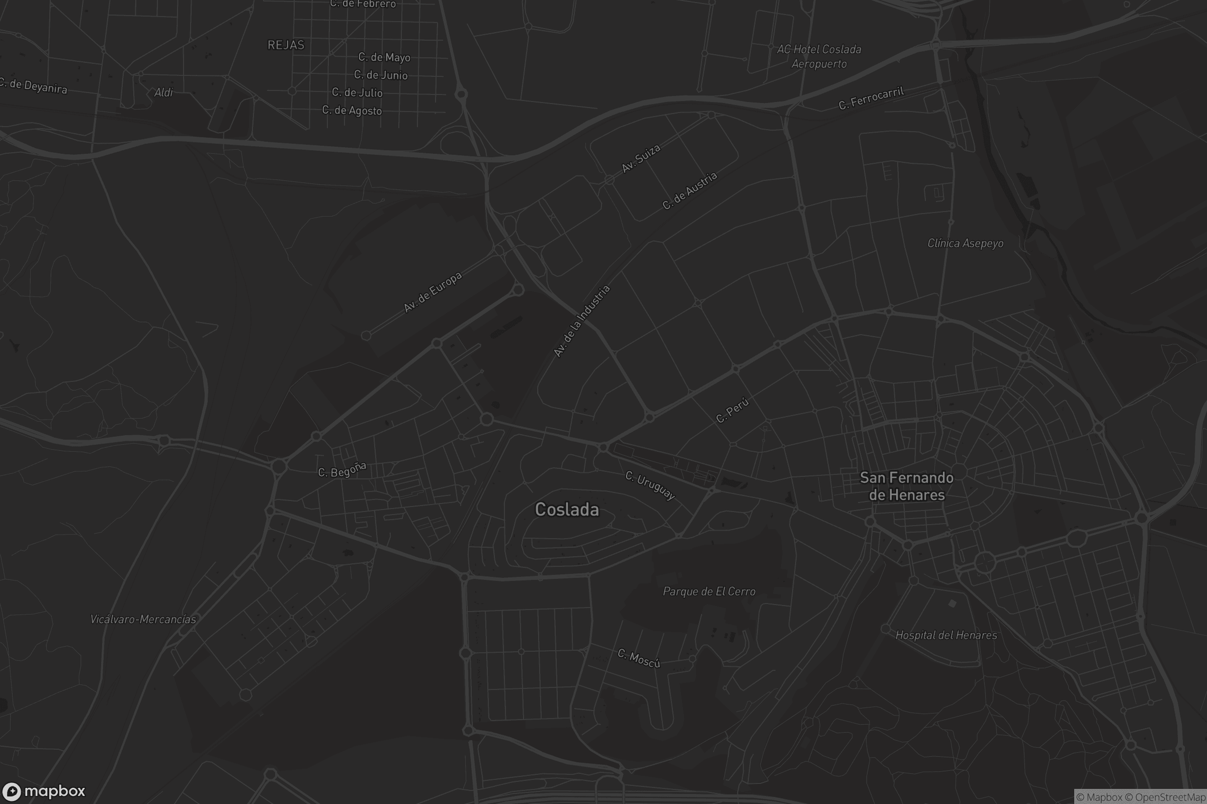 Mapa de Coslada