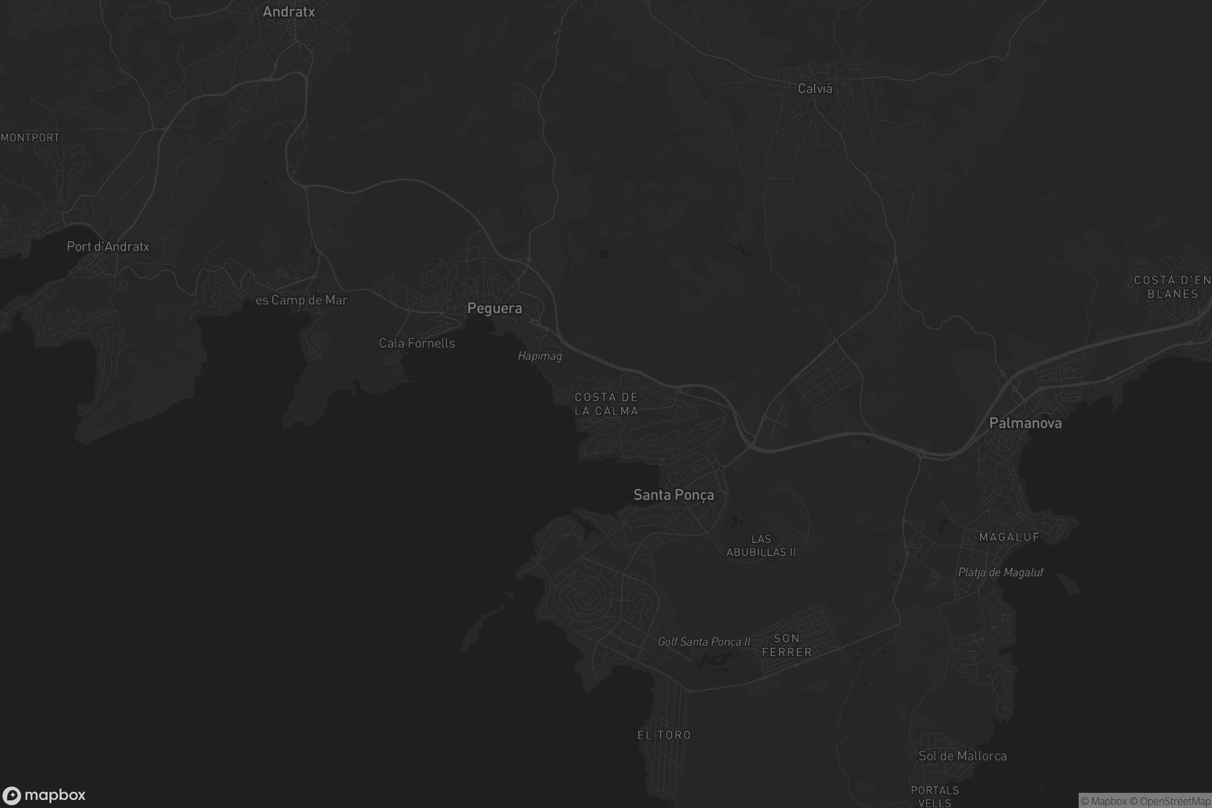 Mapa de Costa de la Calma