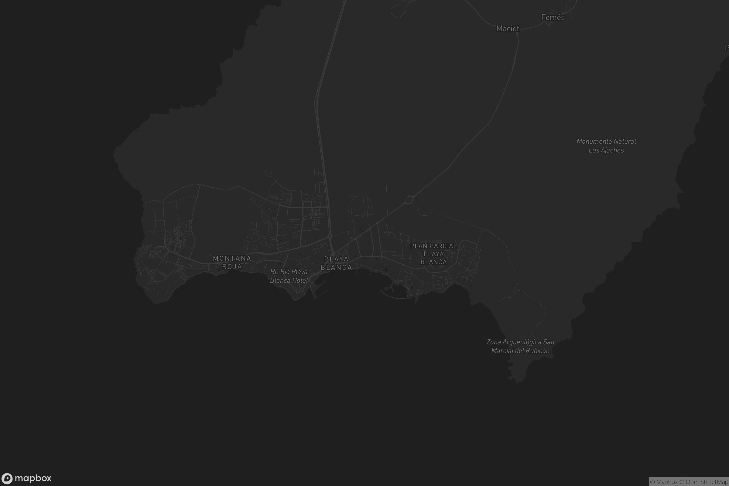 Mapa de Costa de Papagayo