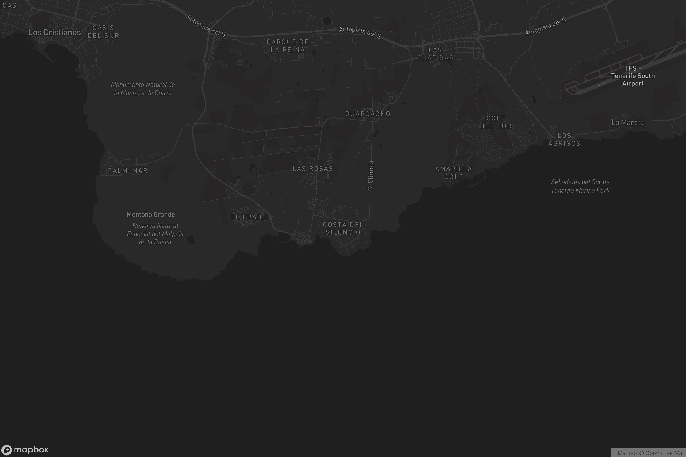 Mapa de Costa del Silencio