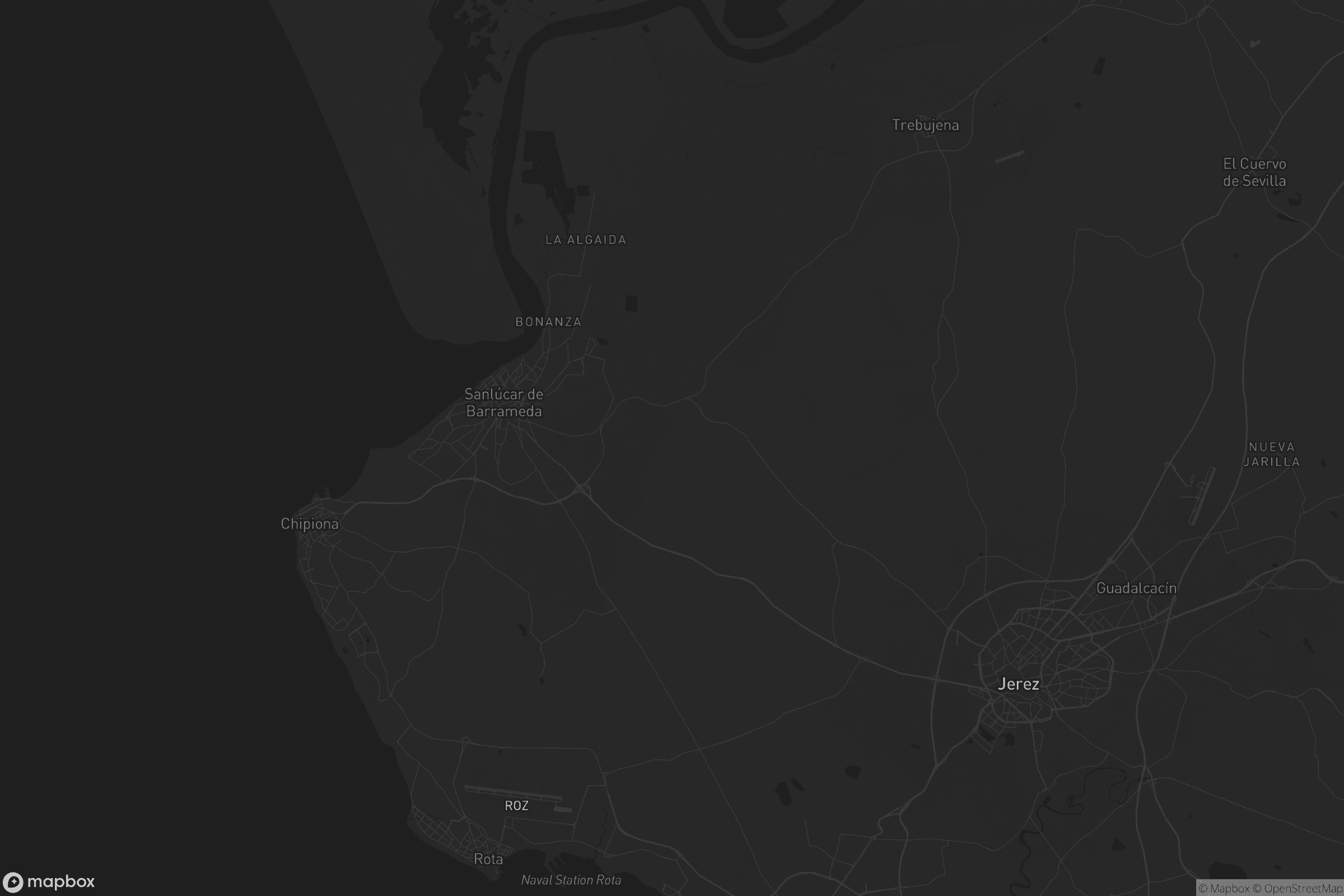Mapa de Costa Noroeste