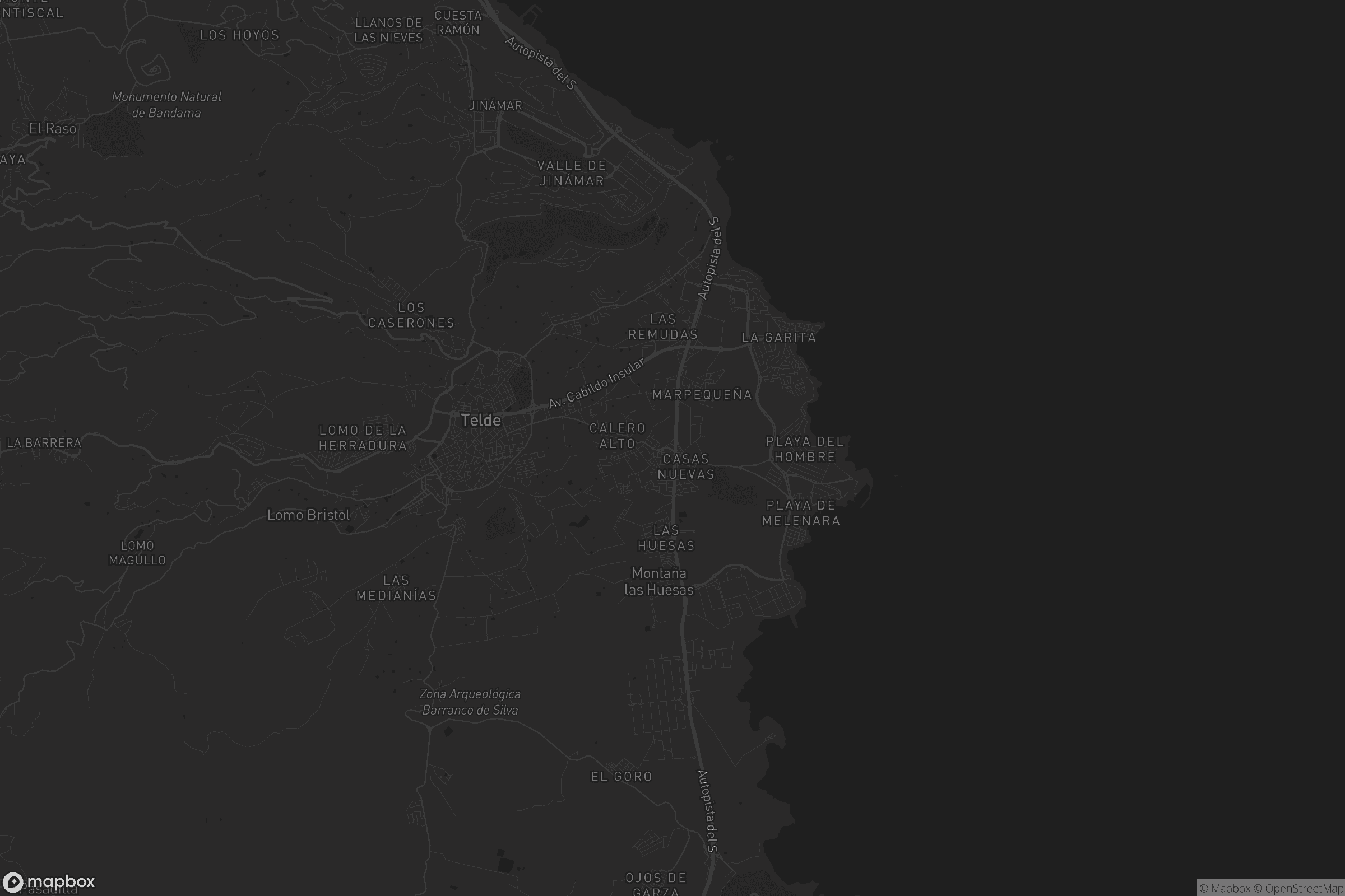 Mapa de Cruce de Melenara